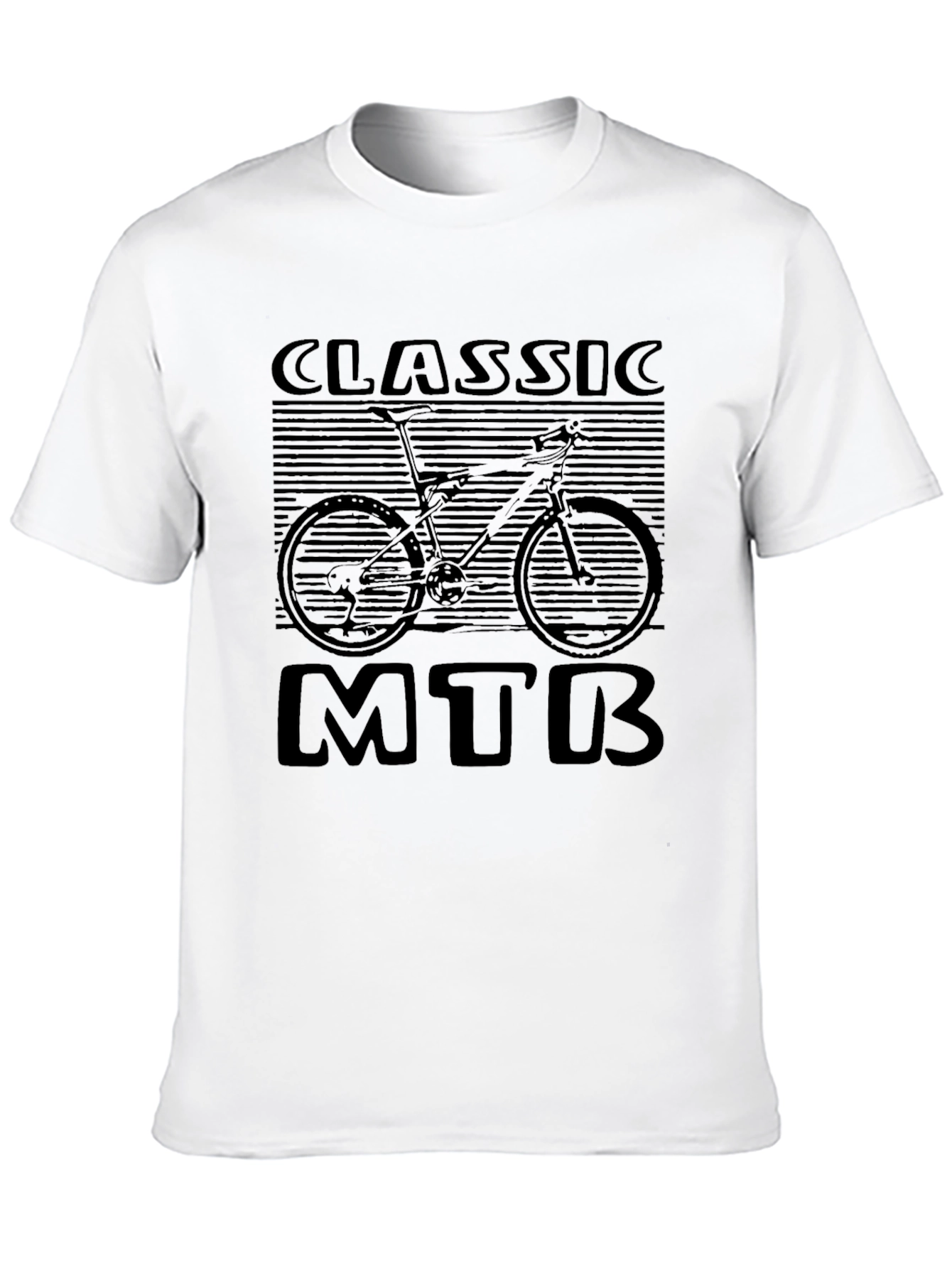 Classic MTB Graphic T-Shirt - Mountain Bike Design