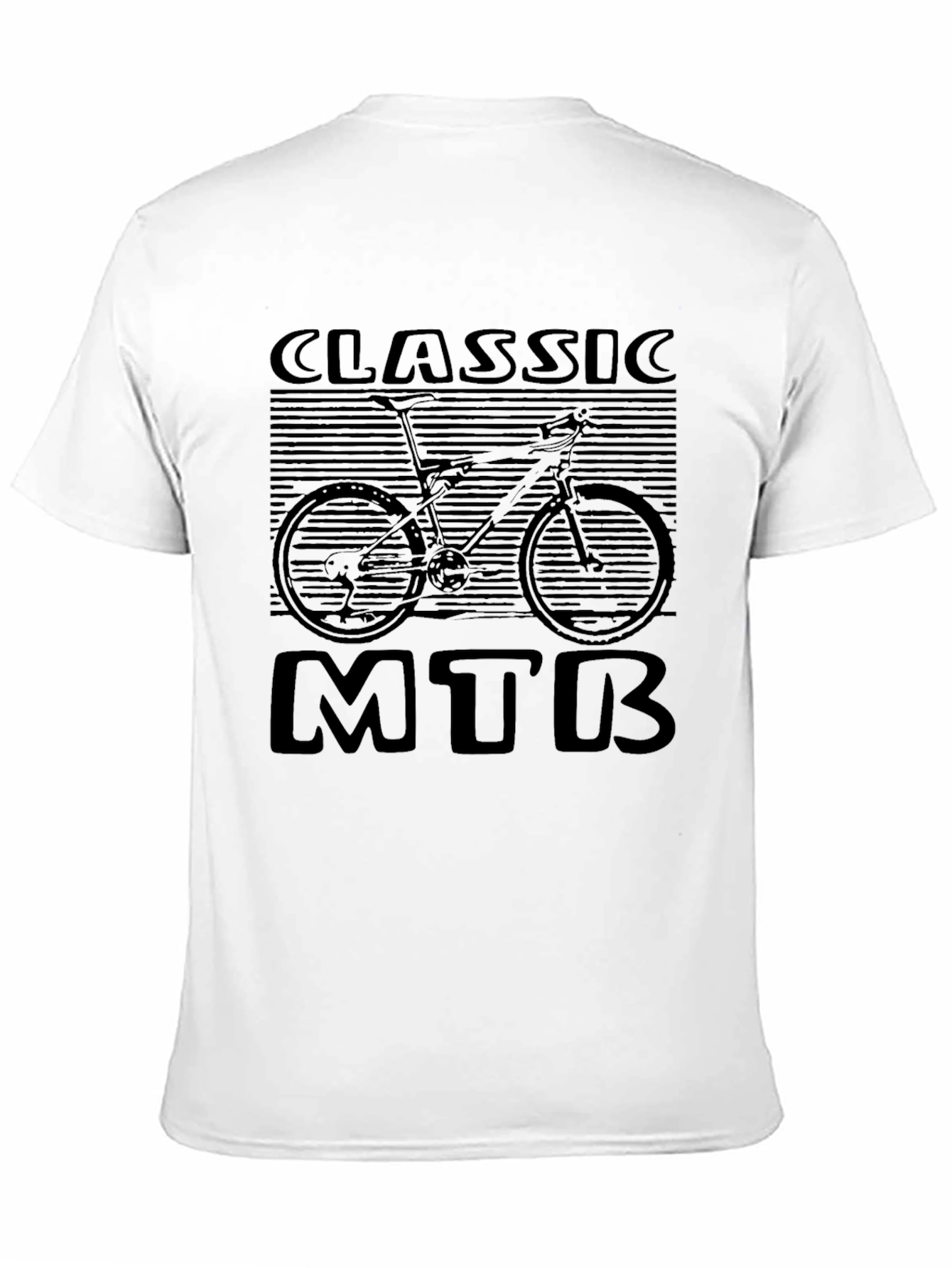 Classic MTB Graphic T-Shirt - Mountain Bike Design