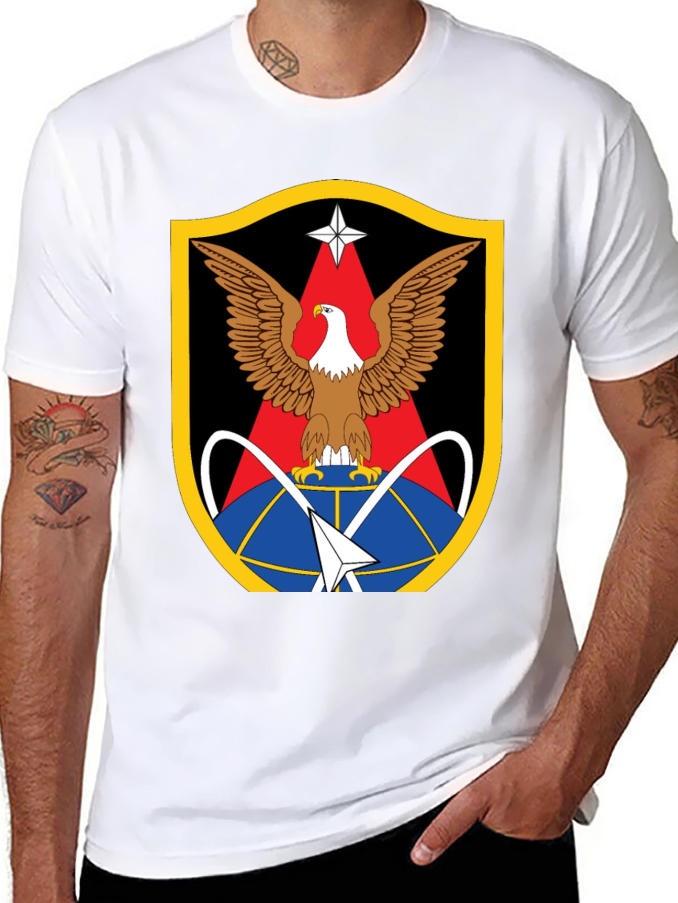 Eagle Crest Graphic Black T-Shirt
