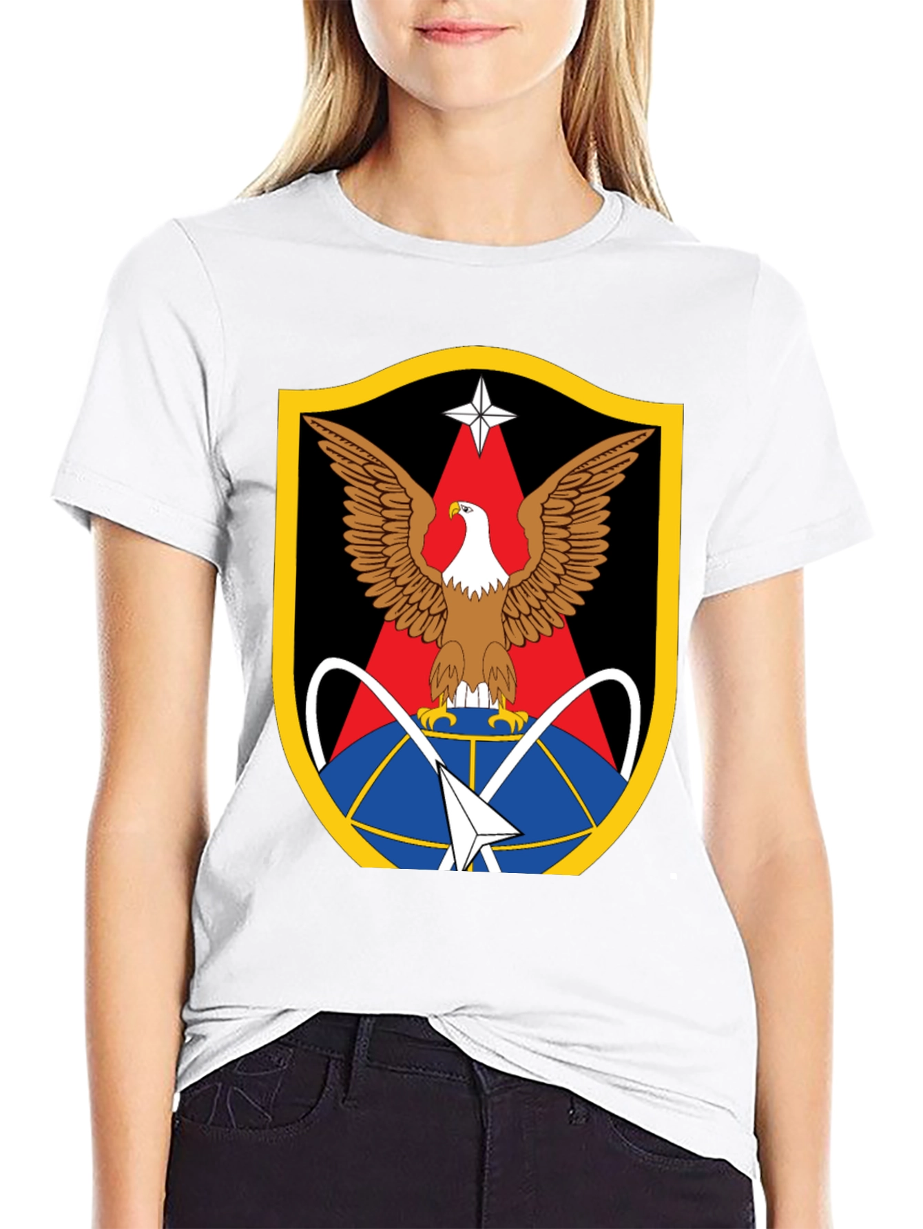 Eagle Crest Graphic Black T-Shirt