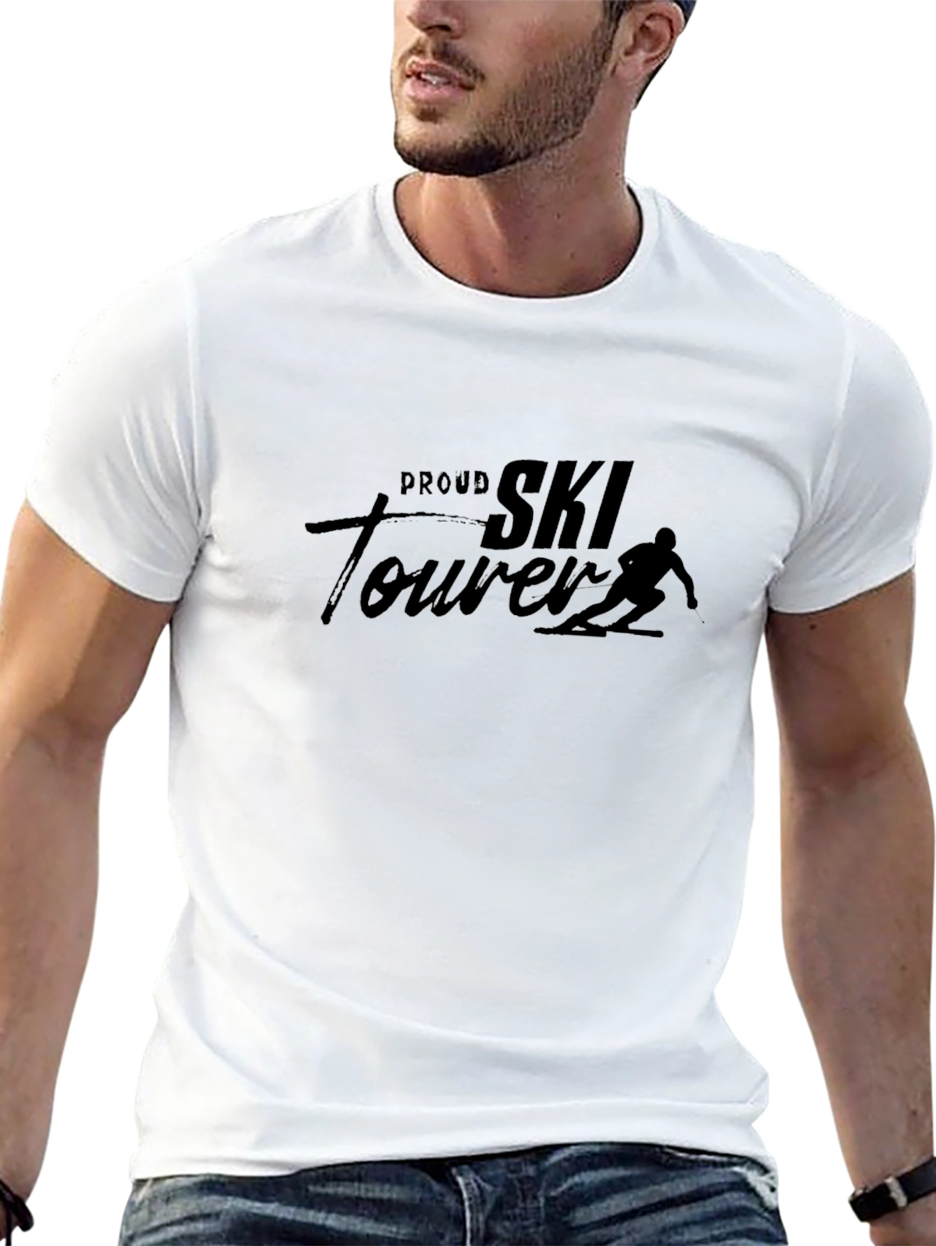 Proud Ski Tourer Graphic Tee