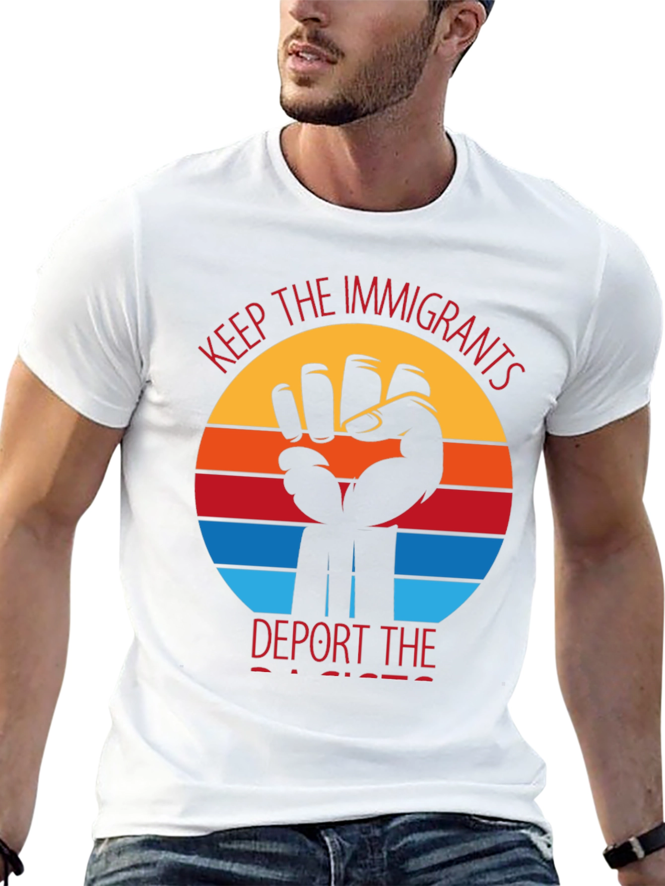 Keep The Immigrants Deport Racists T-Shirt