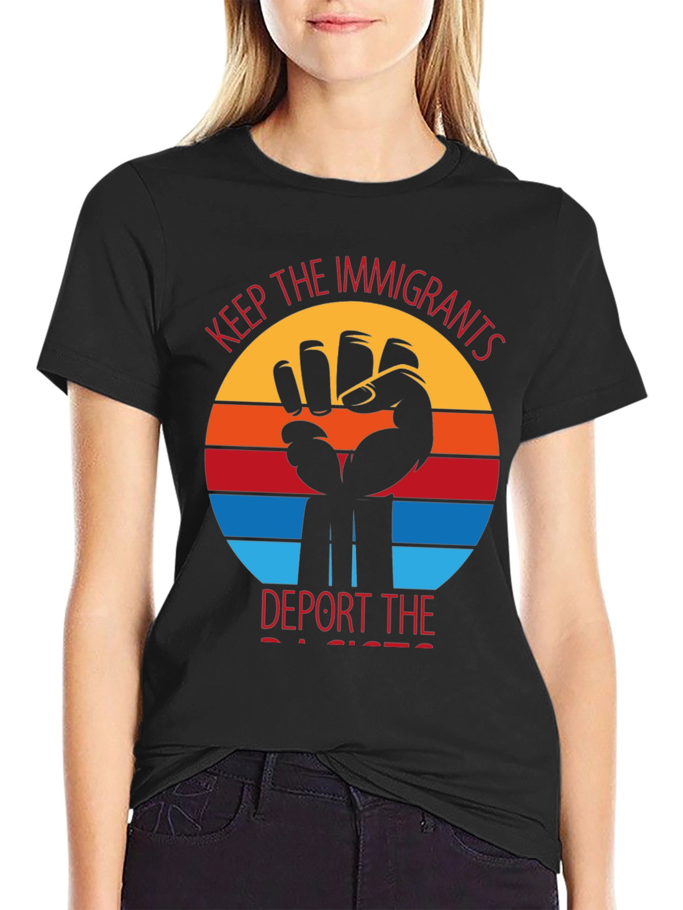 Keep The Immigrants Deport Racists T-Shirt
