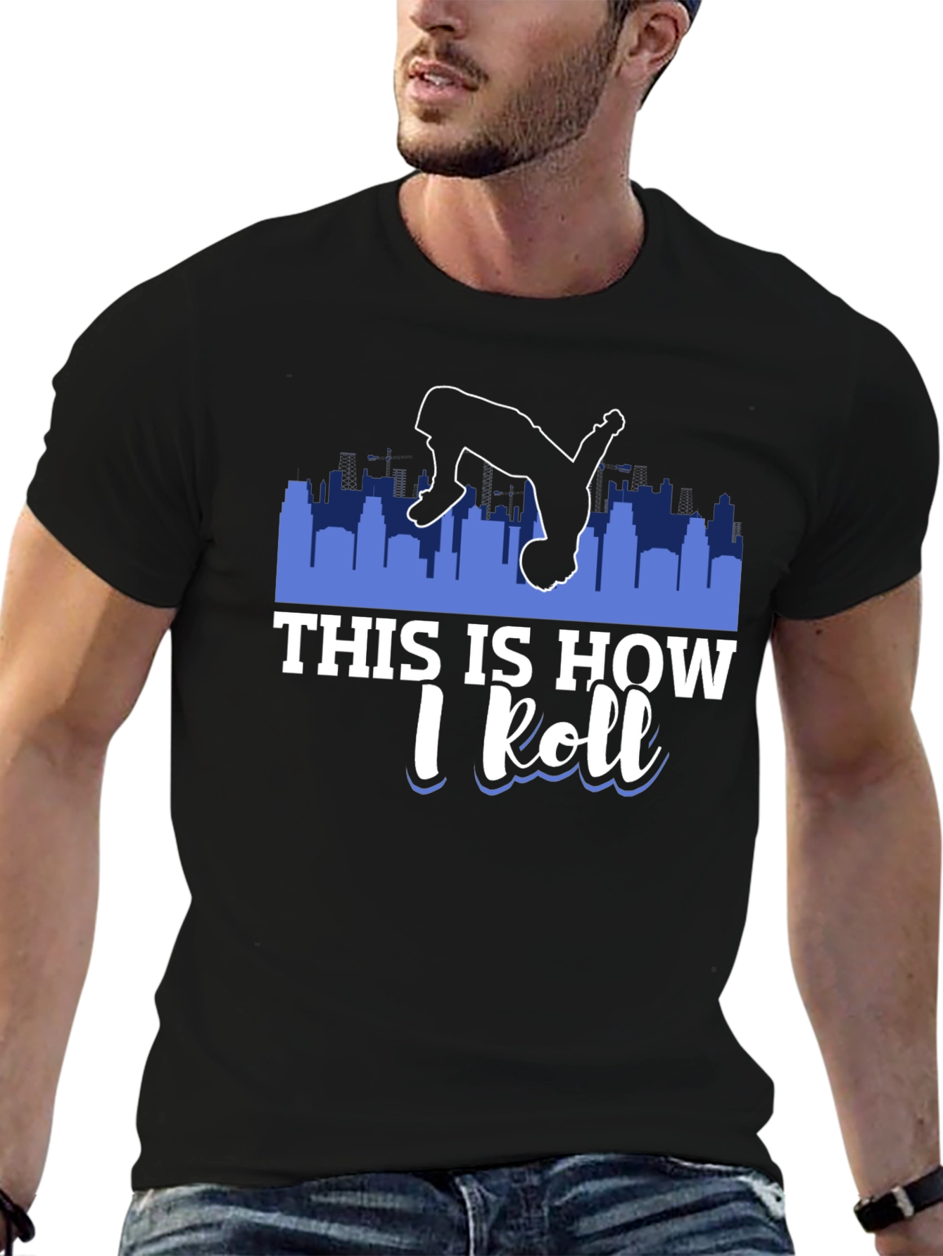 This Is How I Roll Black T-Shirt