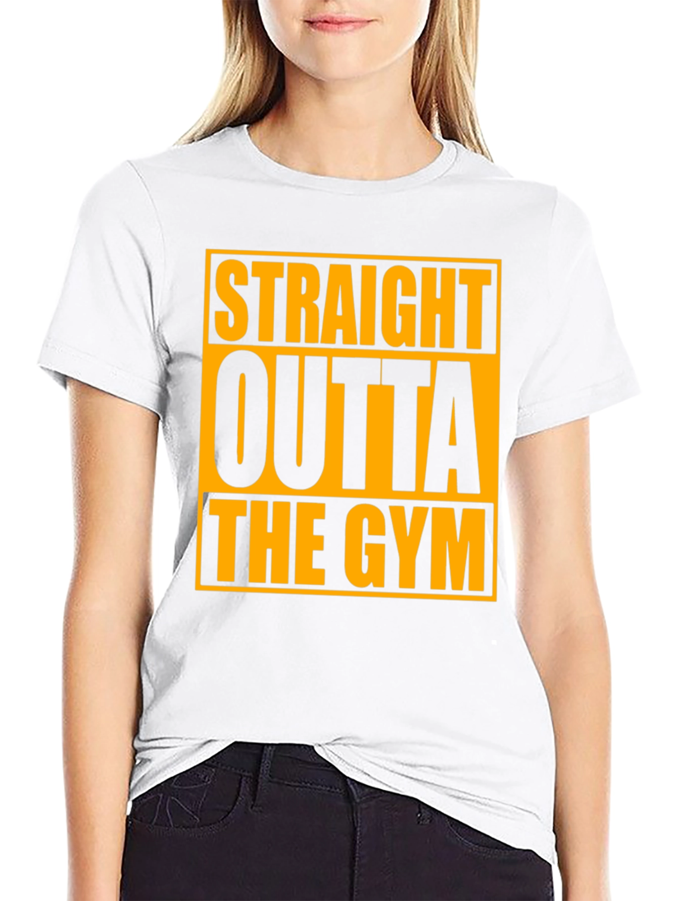 Straight Outta the Gym Black T-Shirt