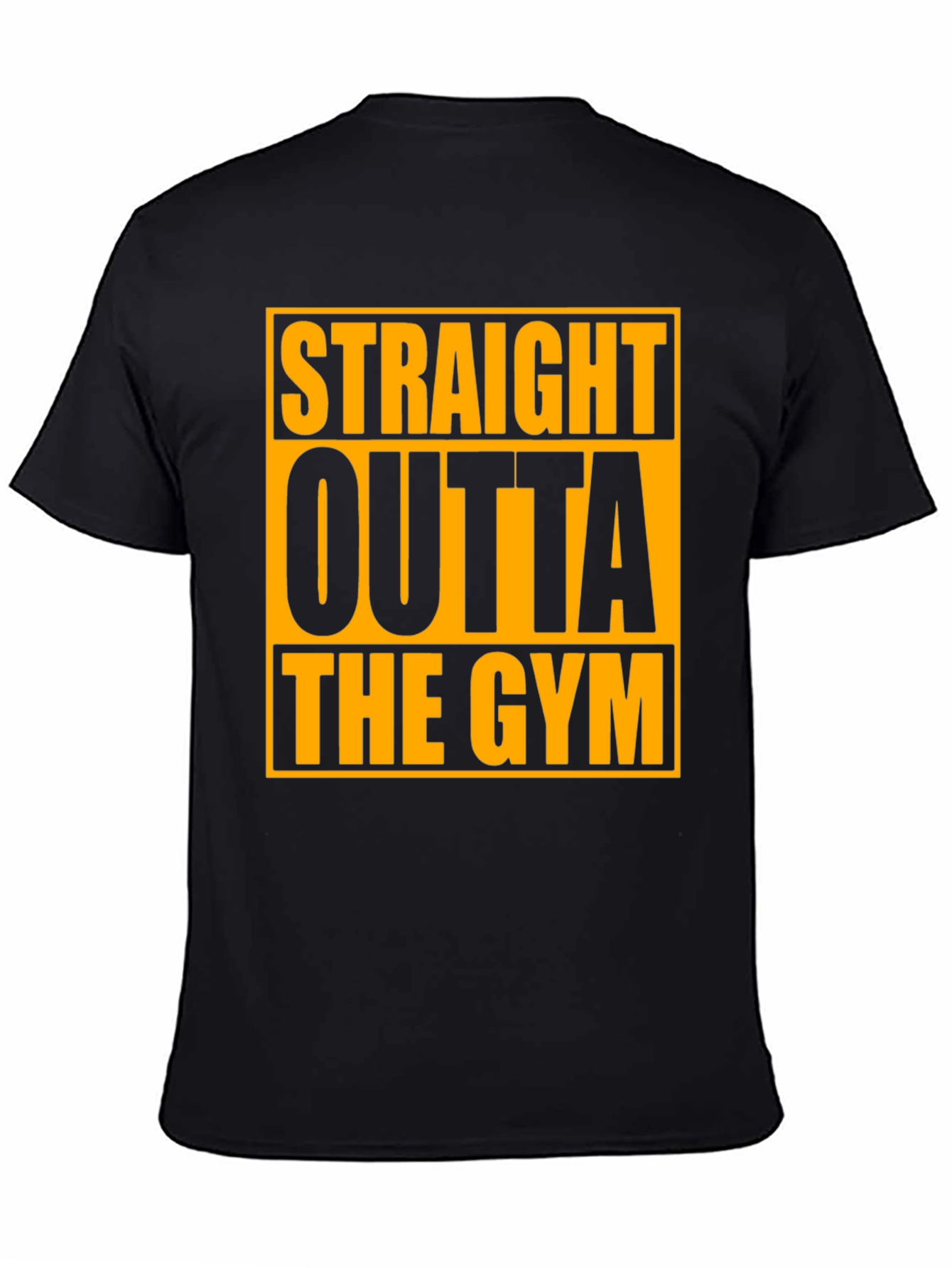 Straight Outta the Gym Black T-Shirt