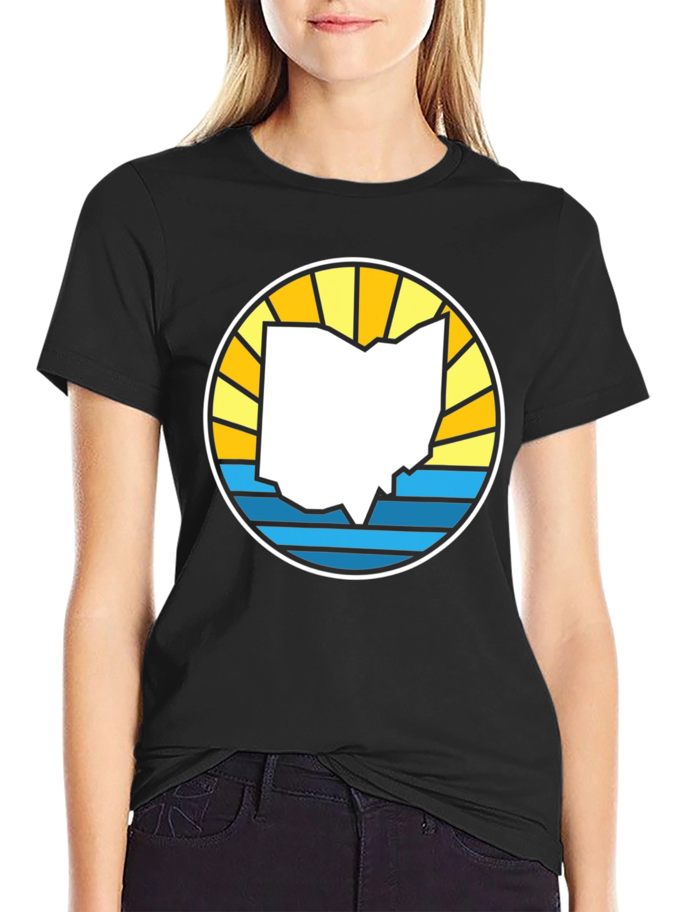Ohio State Graphic T-Shirt - Unisex Black Tee
