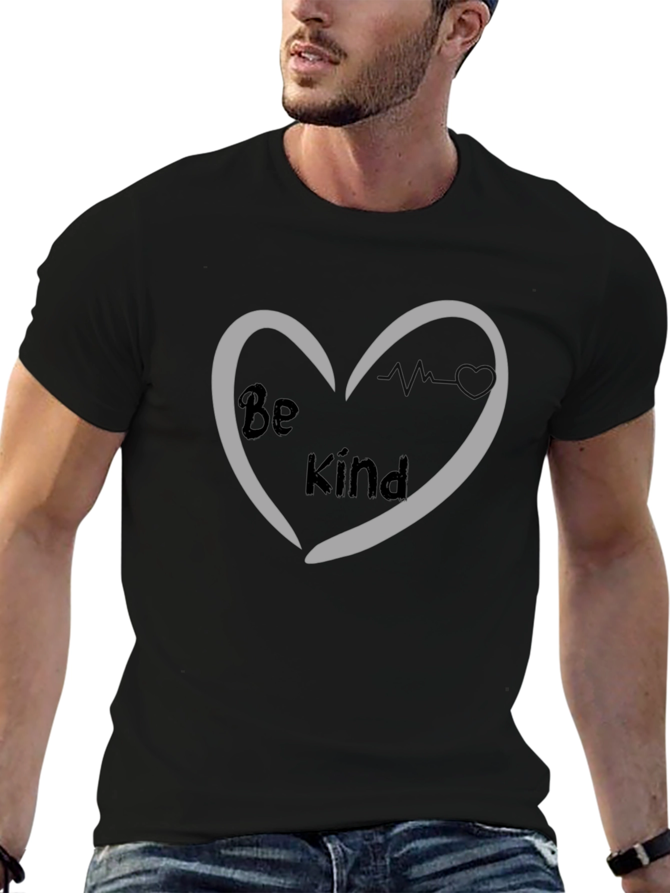Be Kind Heart Graphic T-Shirt