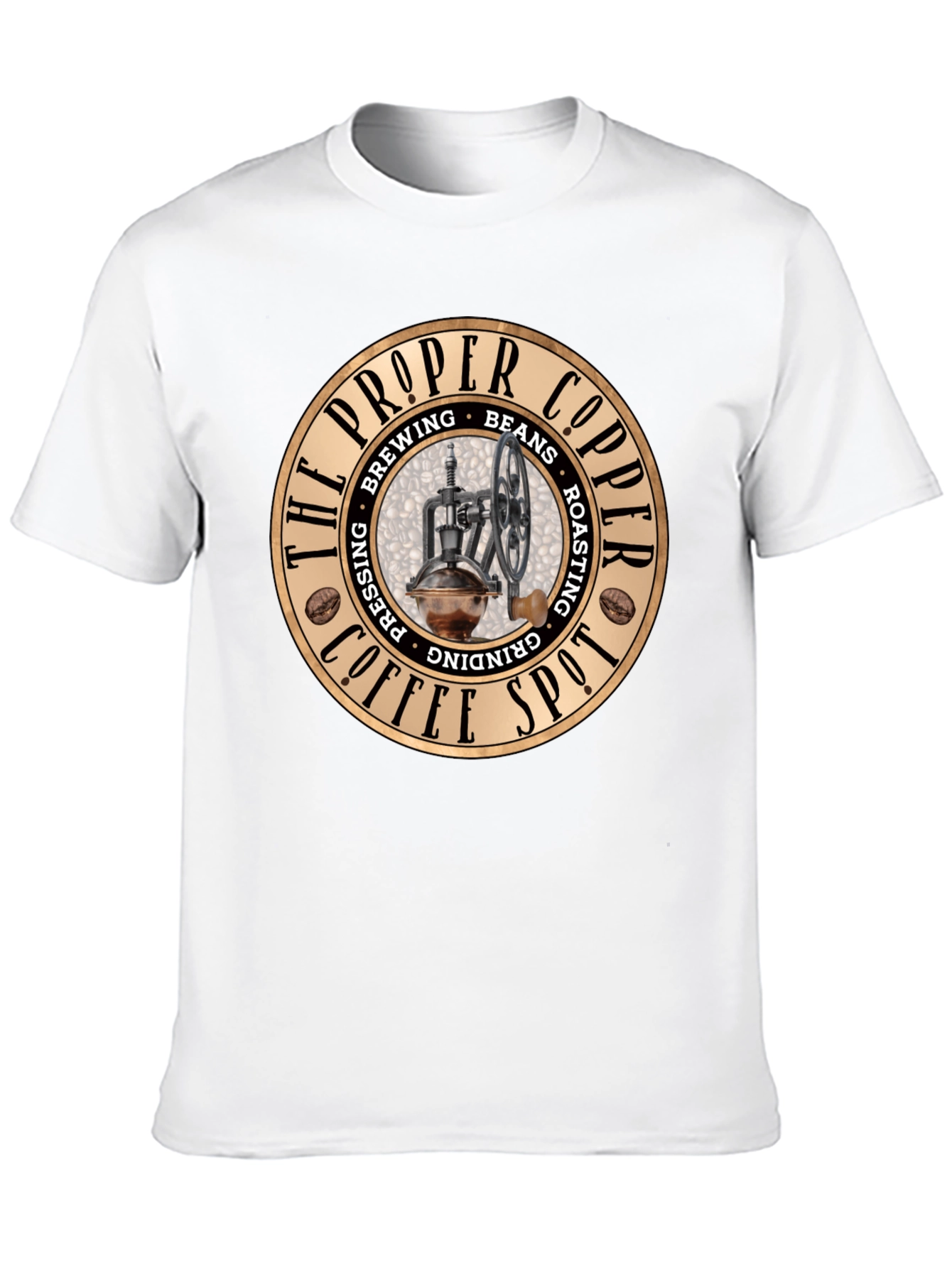 The Proper Copper Coffee Spot T-Shirt