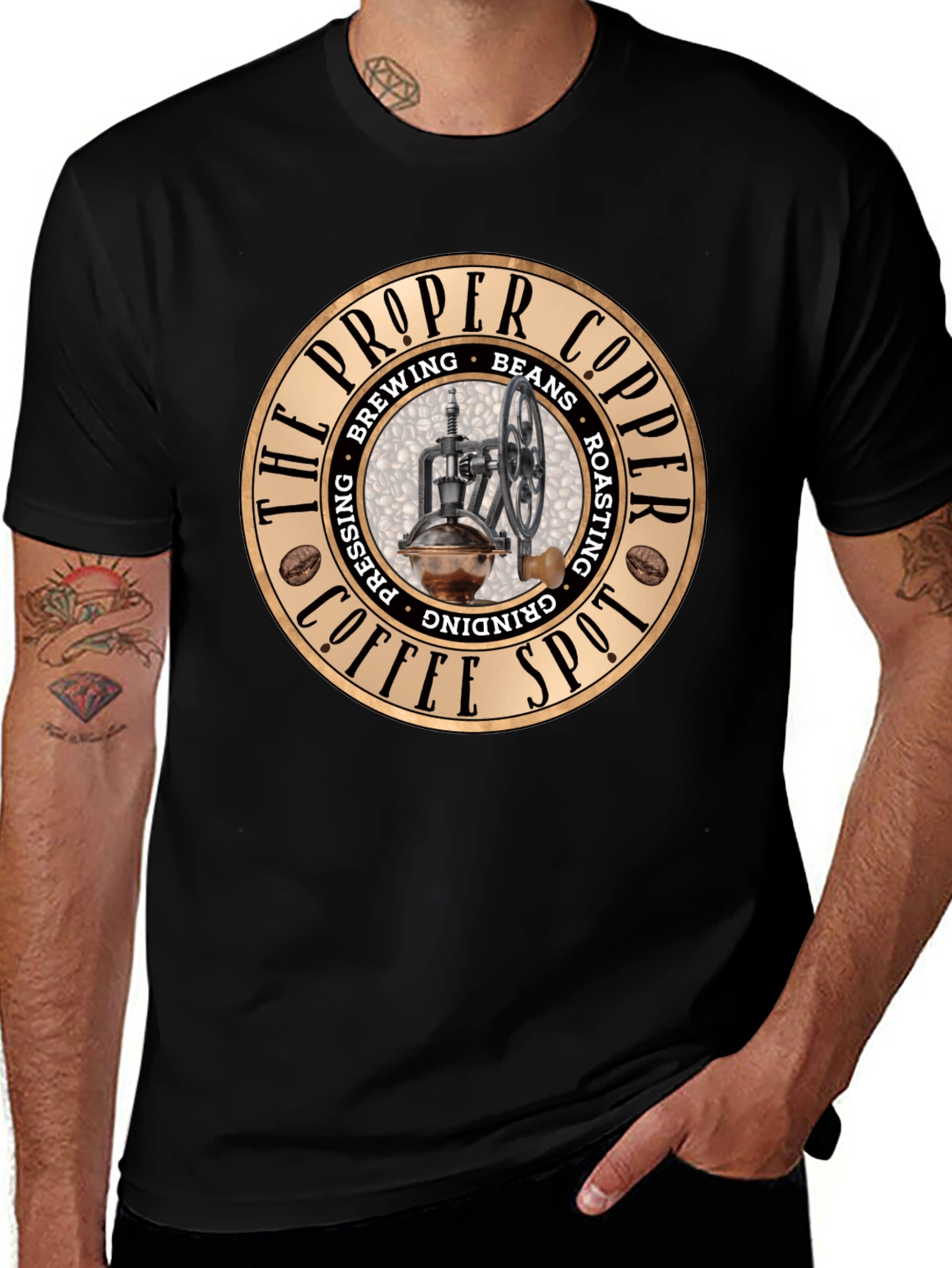 The Proper Copper Coffee Spot T-Shirt