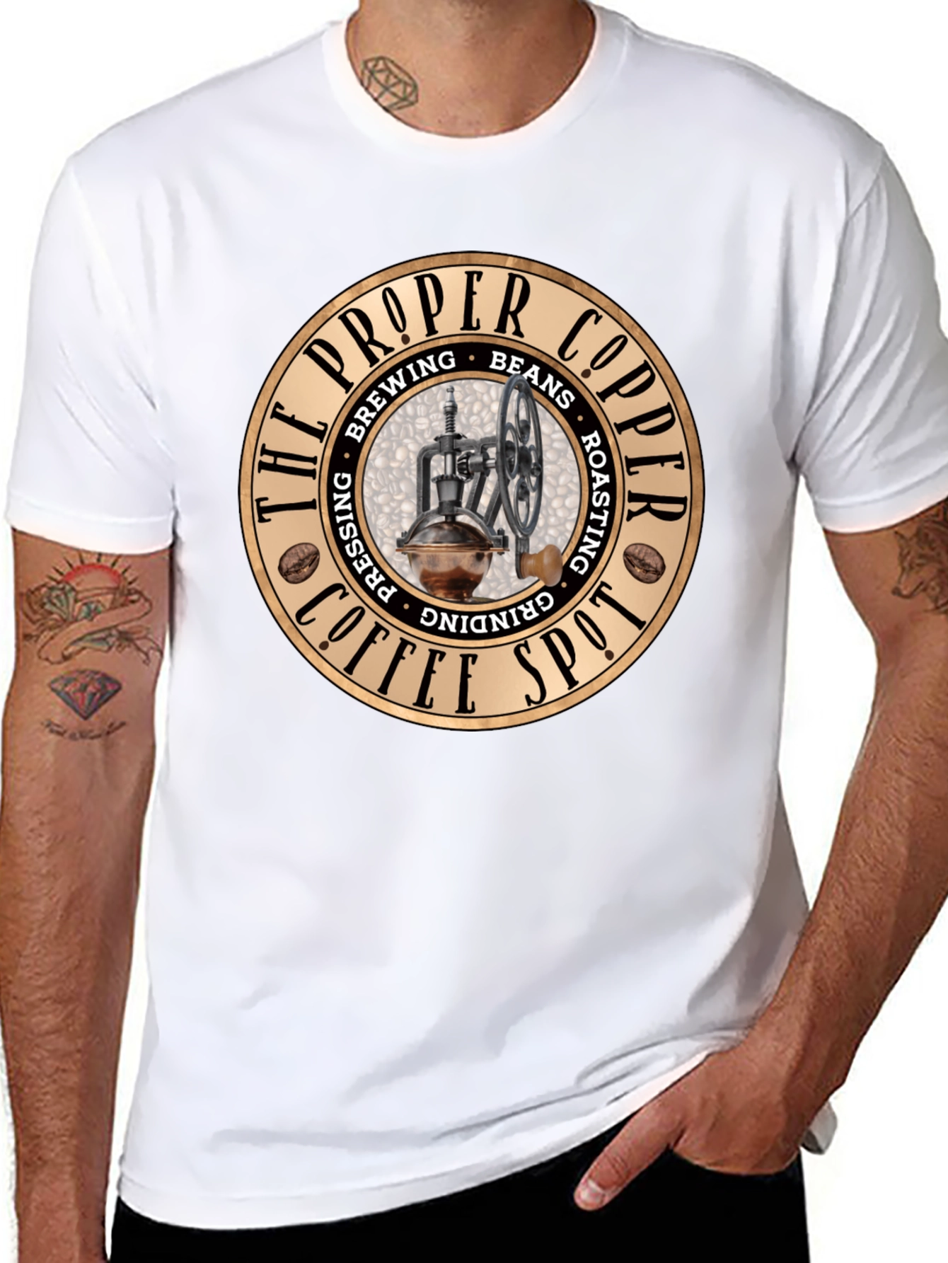 The Proper Copper Coffee Spot T-Shirt
