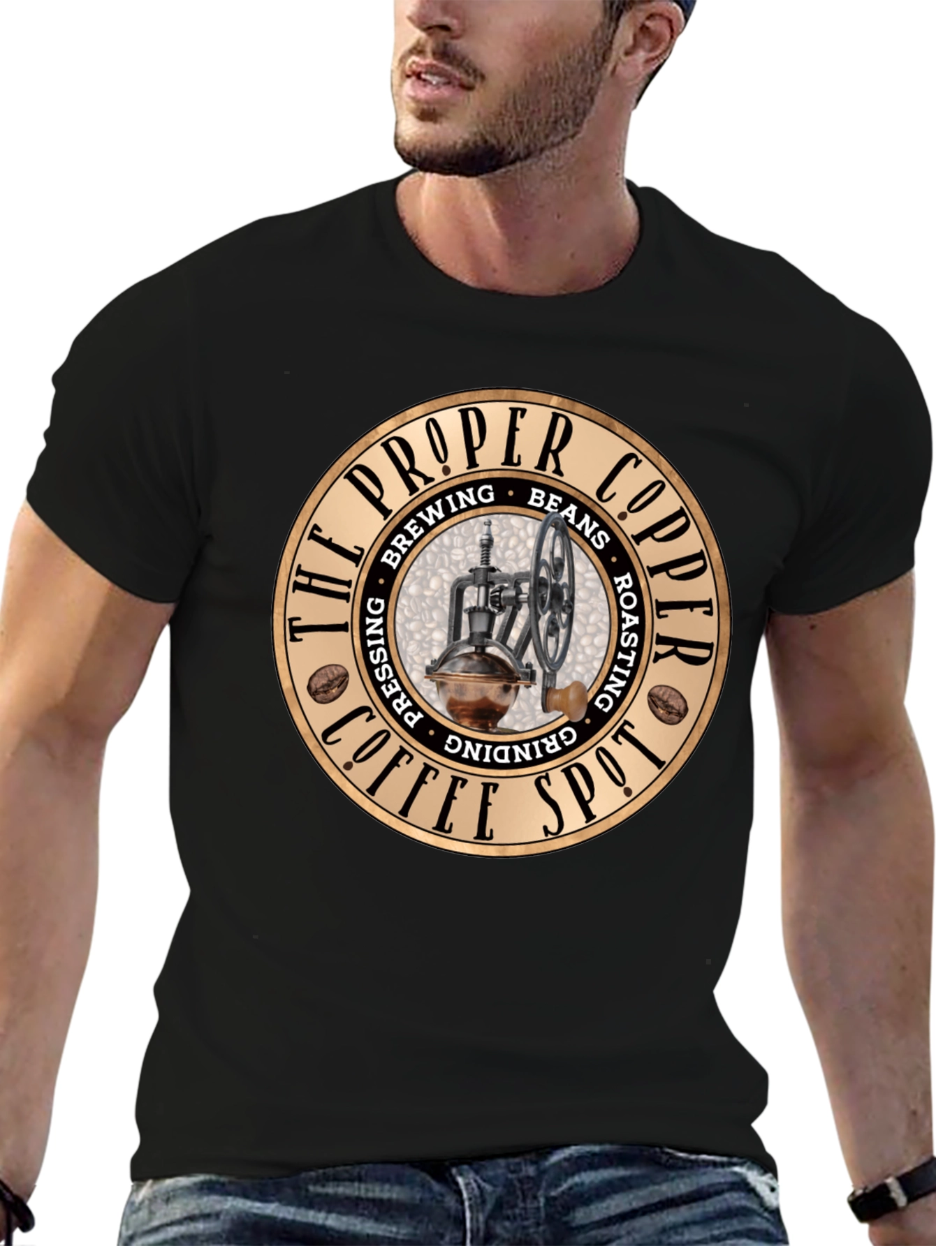 The Proper Copper Coffee Spot T-Shirt