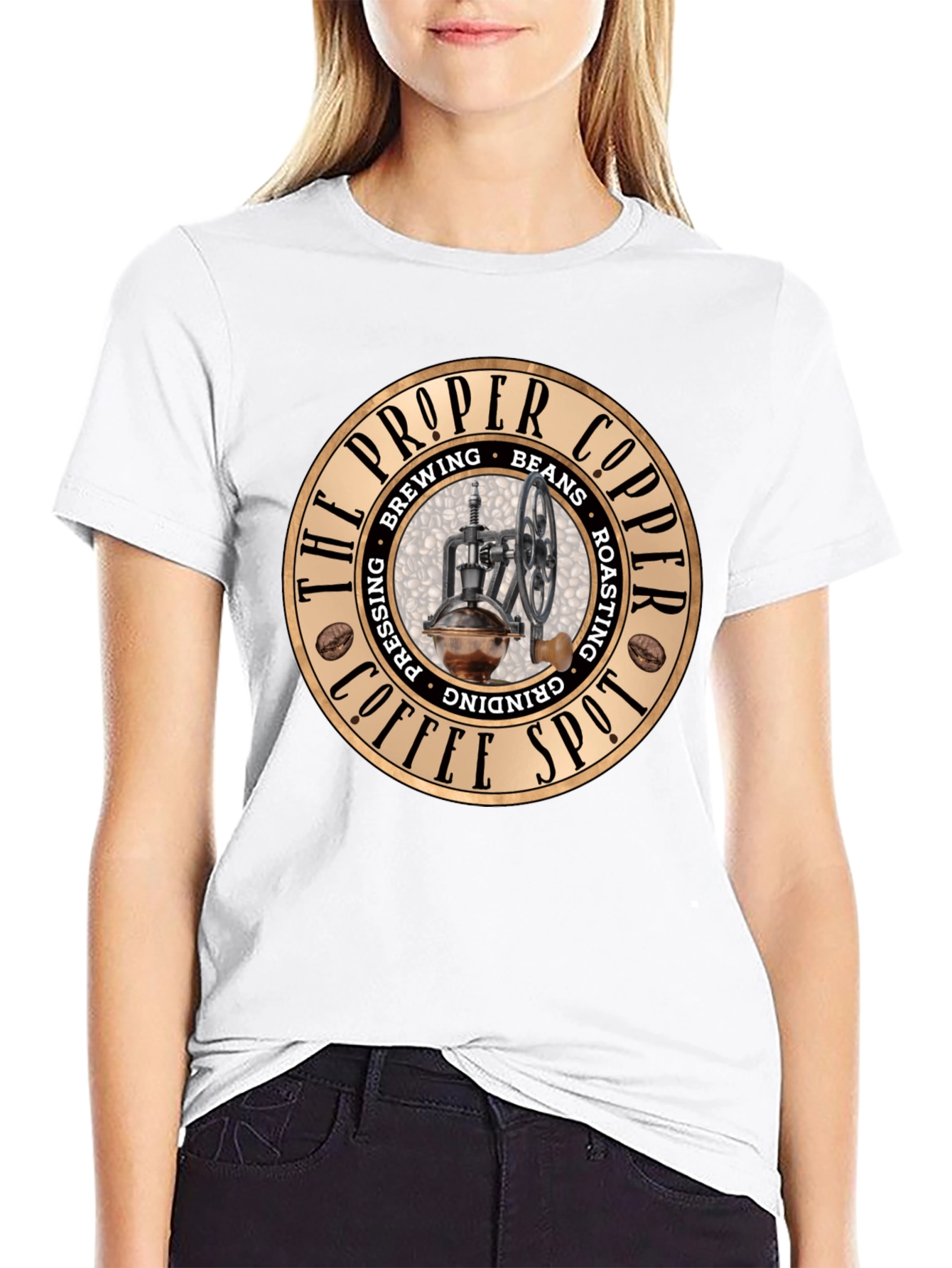 The Proper Copper Coffee Spot T-Shirt
