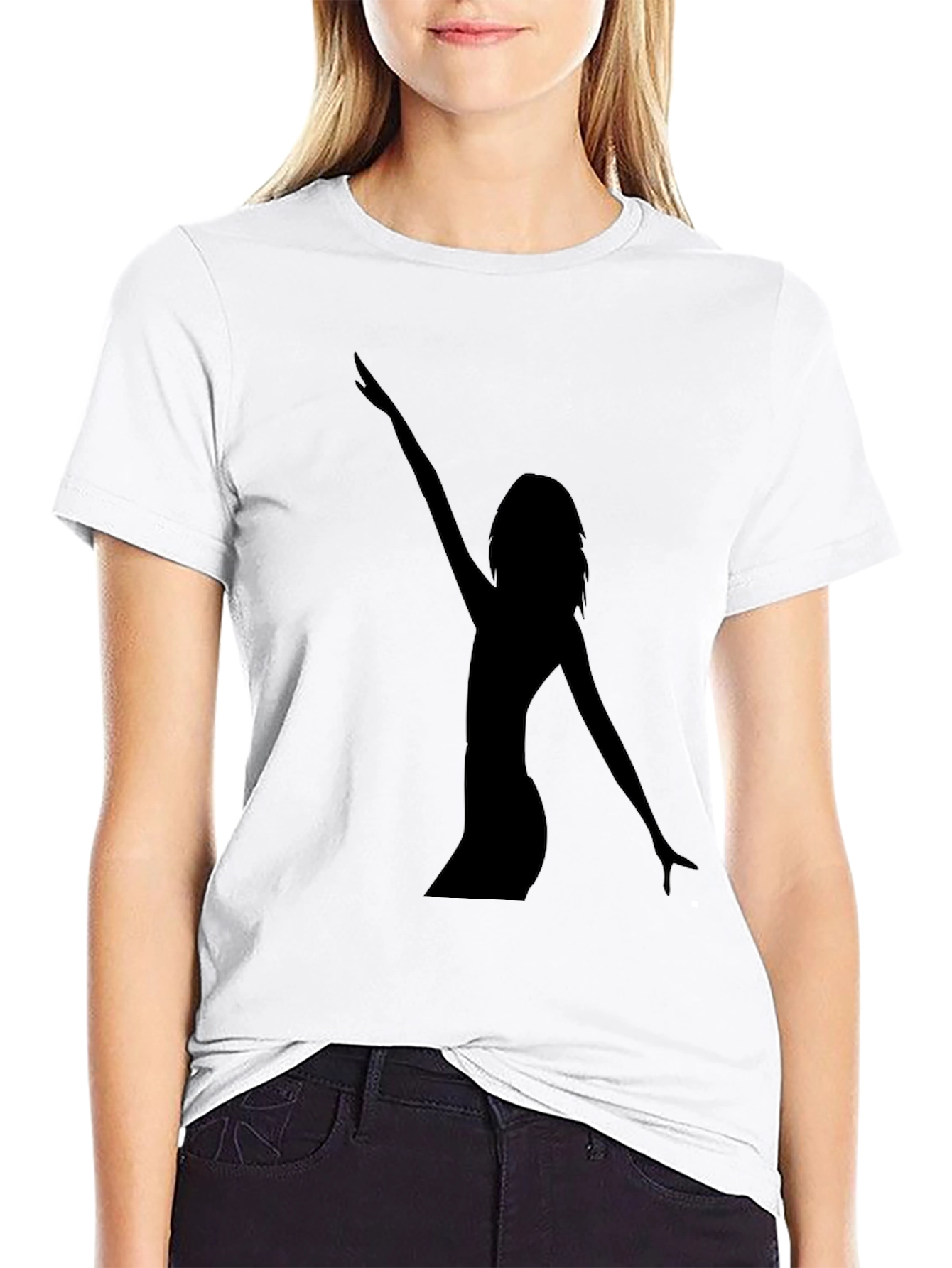 Silhouette Dancer Black T-Shirt