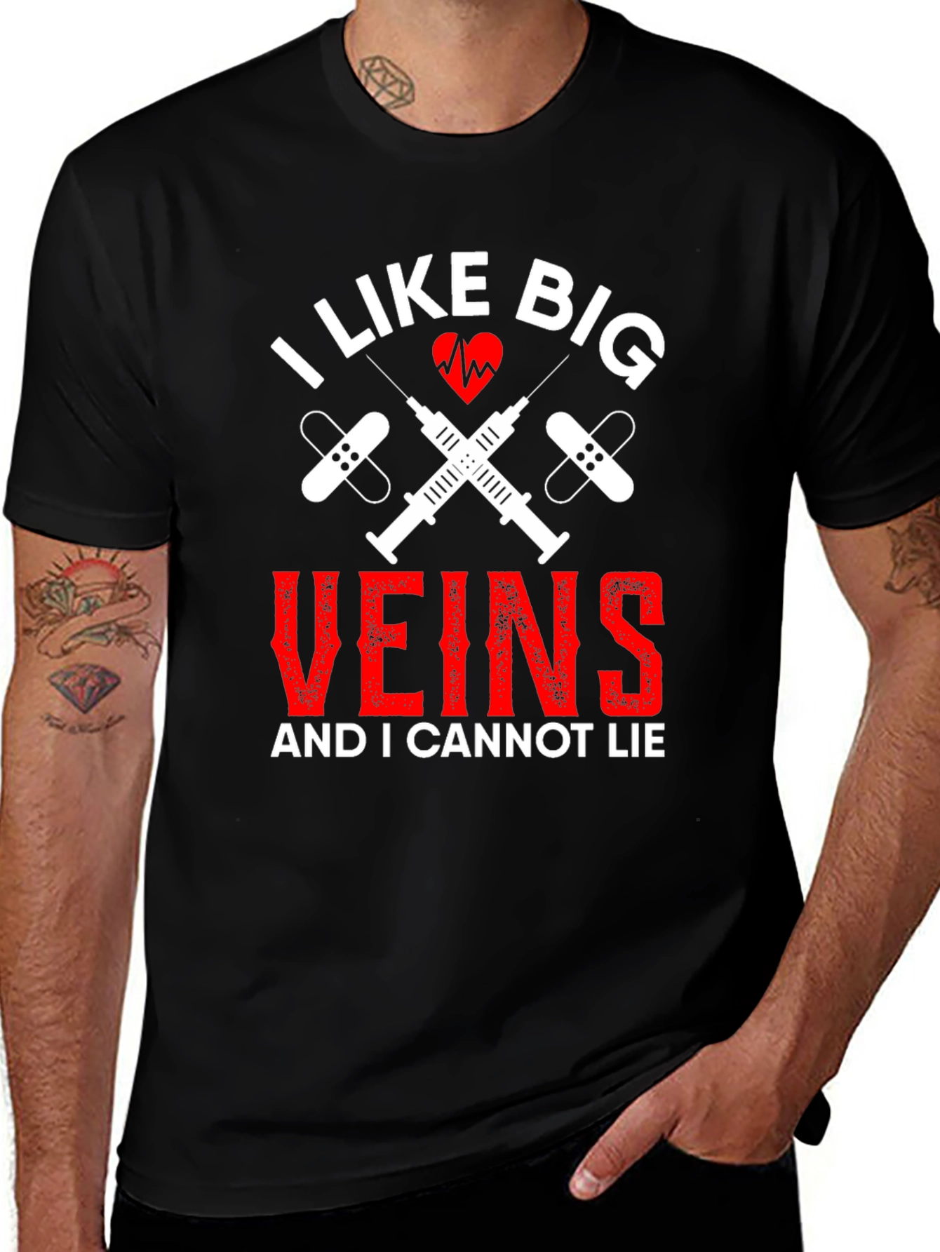 I Like Big Veins Funny Nurse T-Shirt