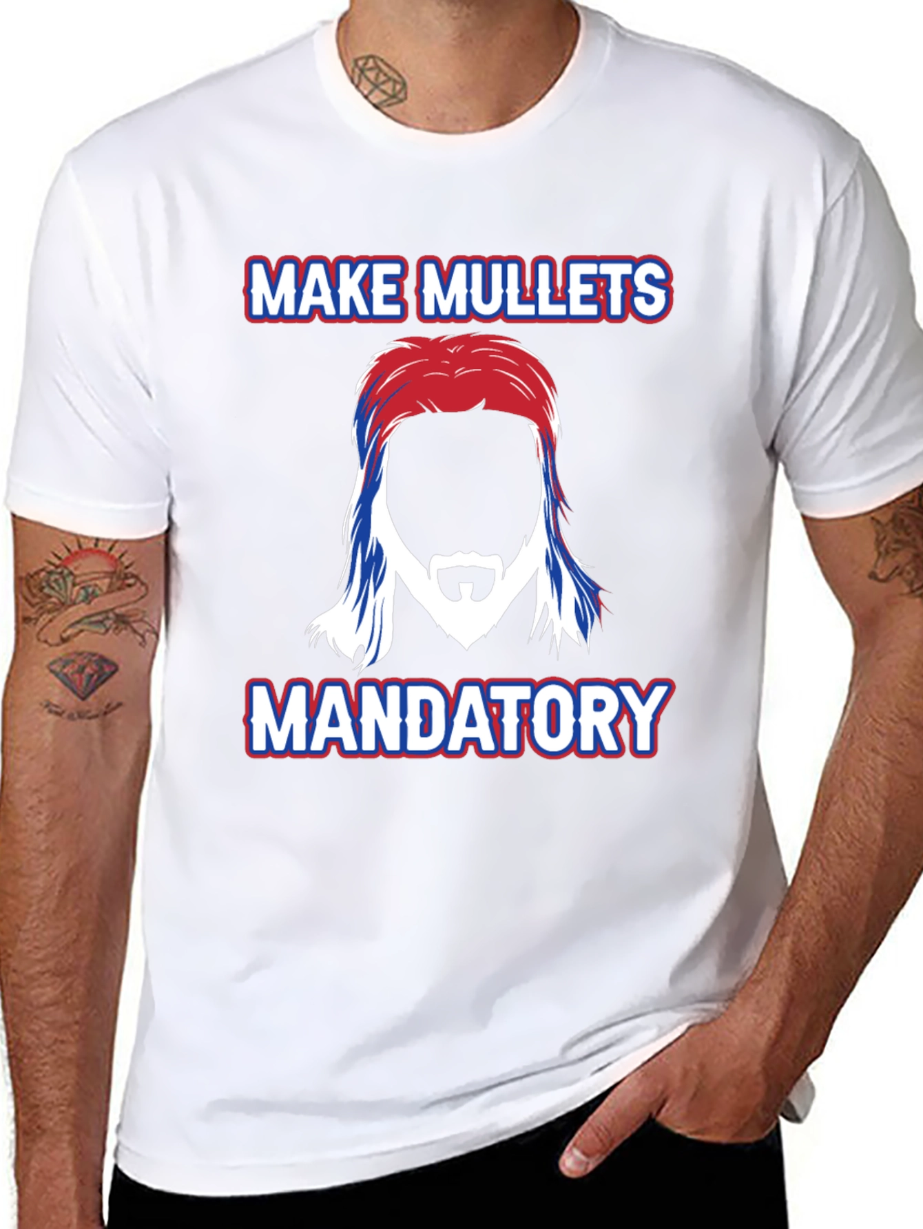 Make Mullets Mandatory Graphic T-Shirt