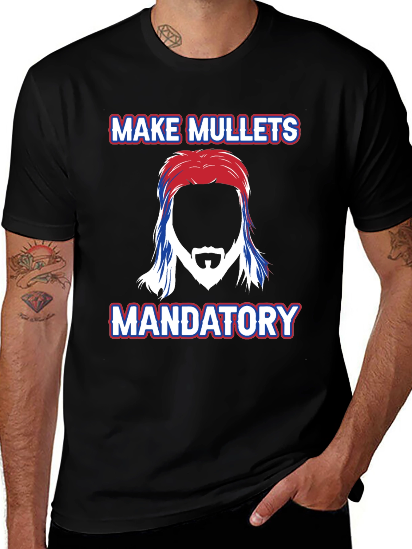 Make Mullets Mandatory Graphic T-Shirt