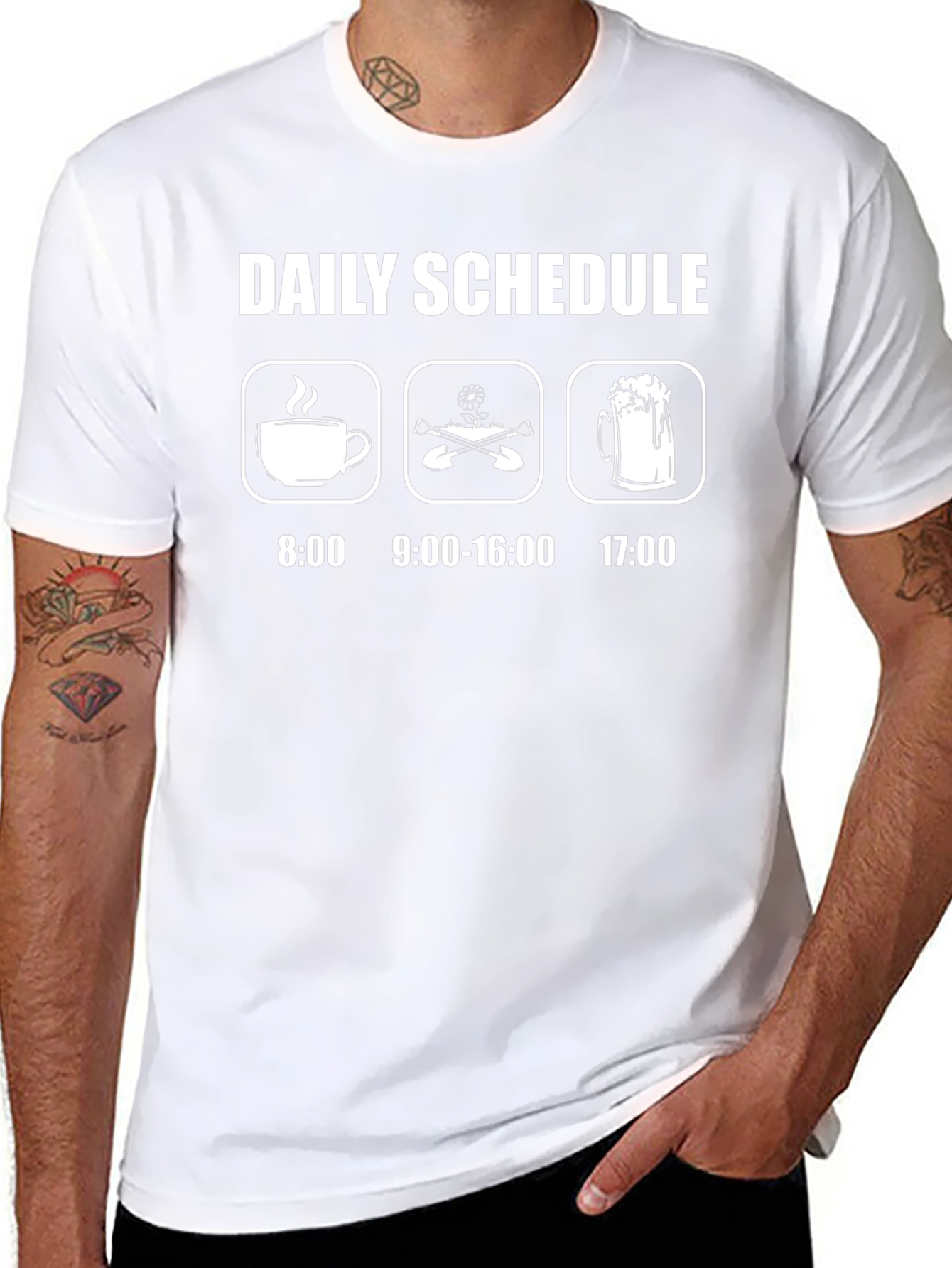 Gardeners Daily Schedule T-Shirt