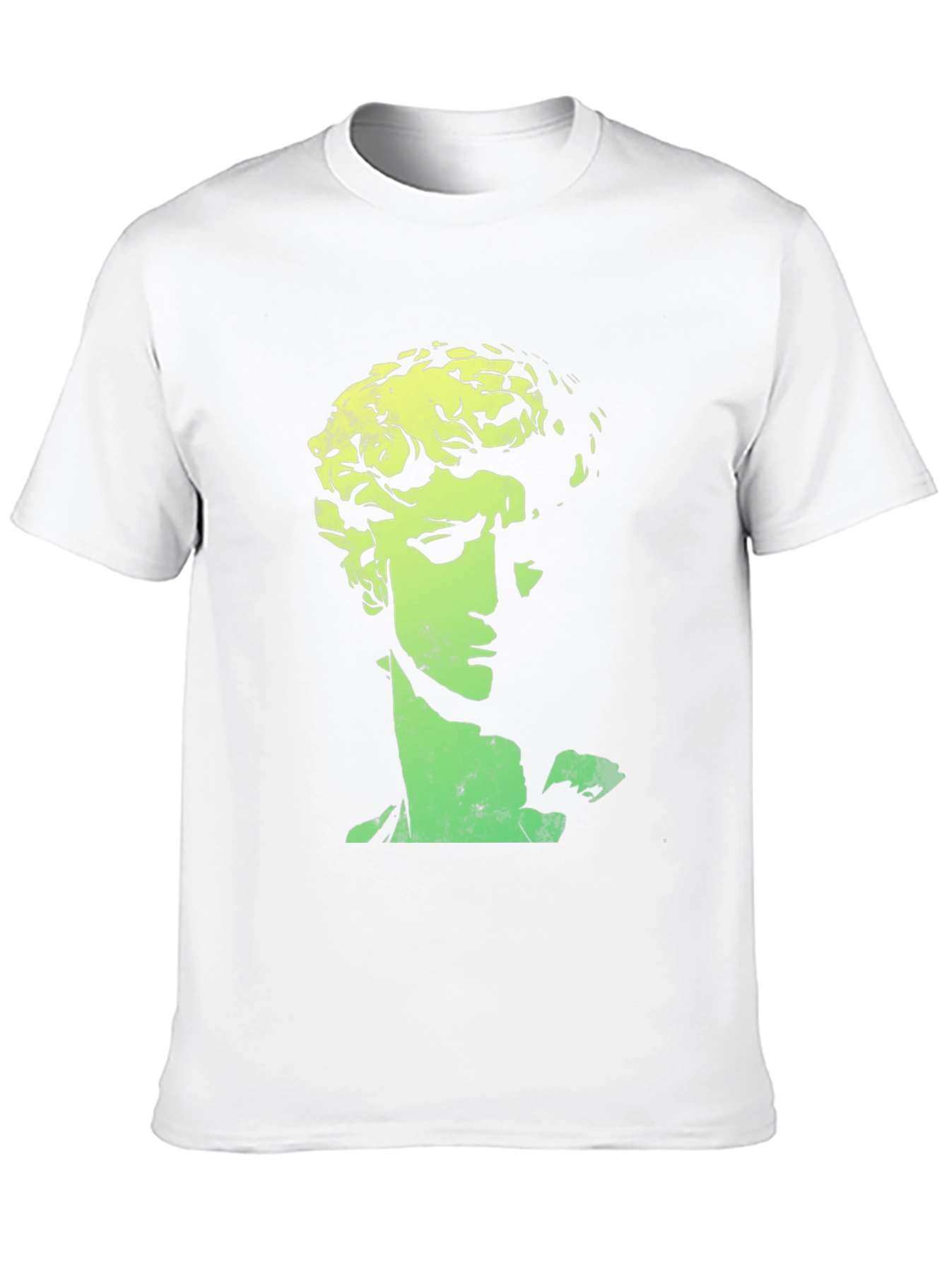 Statue Head Graphic Tee - Black Unisex T-Shirt