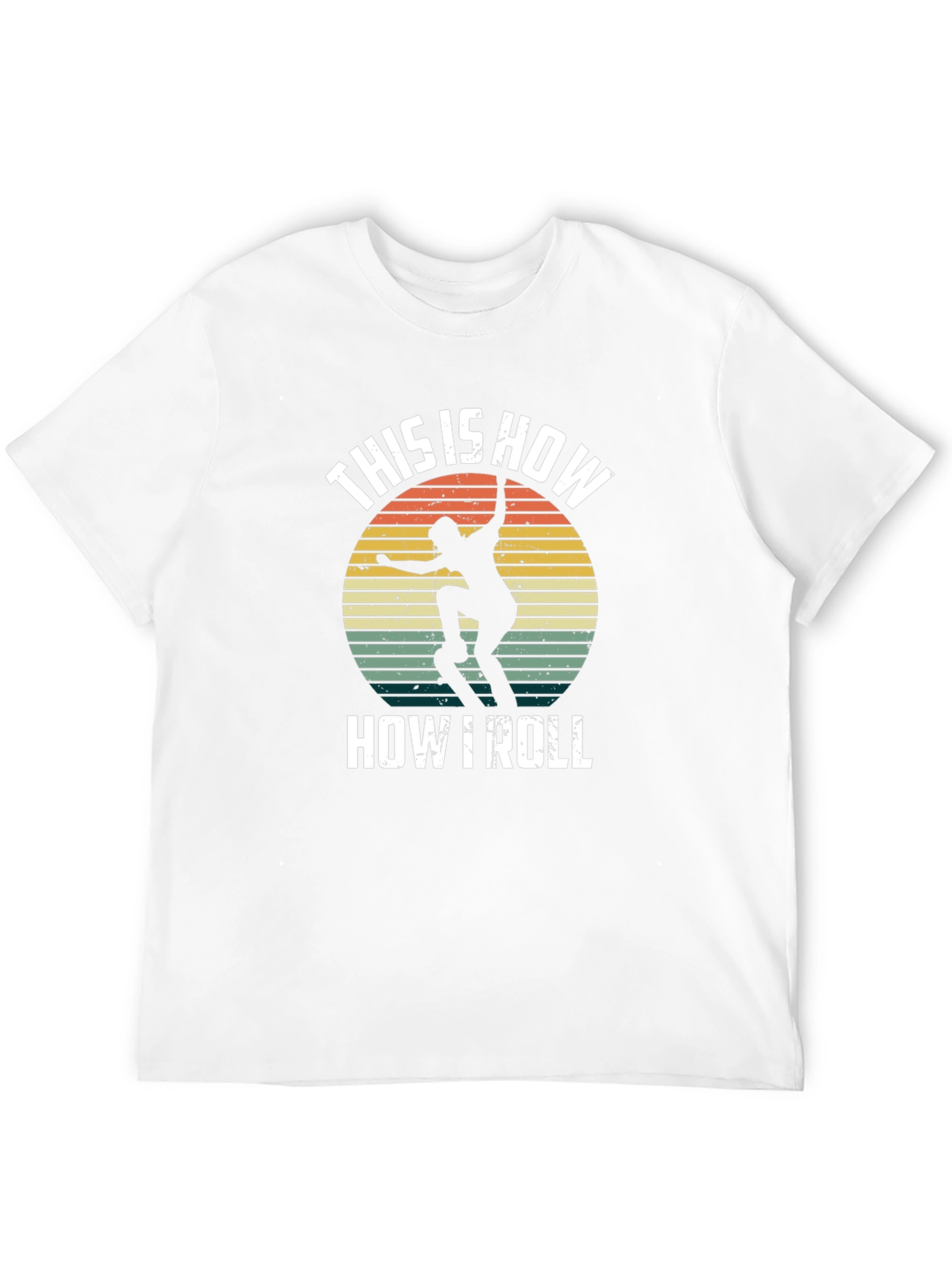 This is How I Roll Skater T-Shirt Retro Design