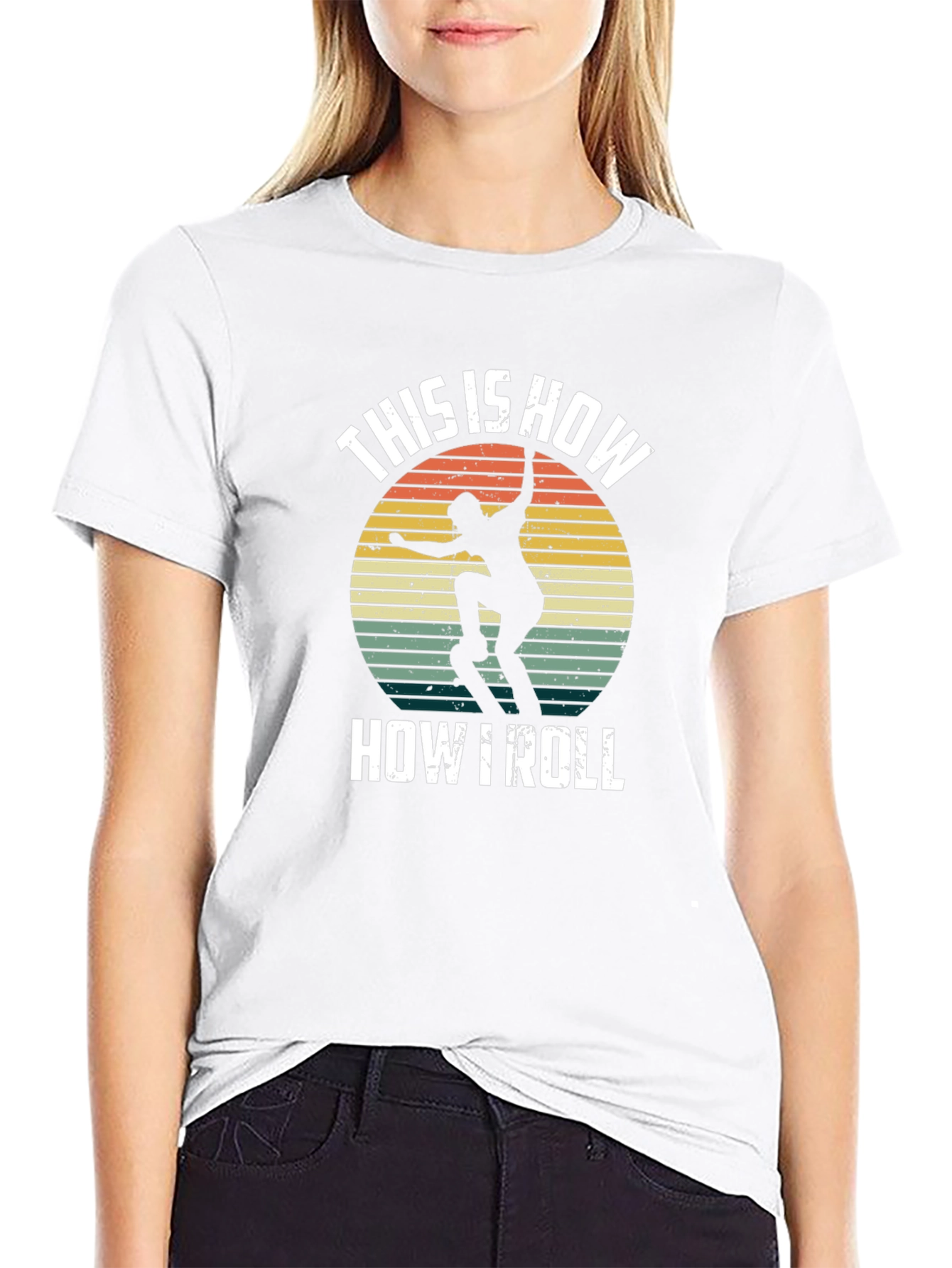 This is How I Roll Skater T-Shirt Retro Design