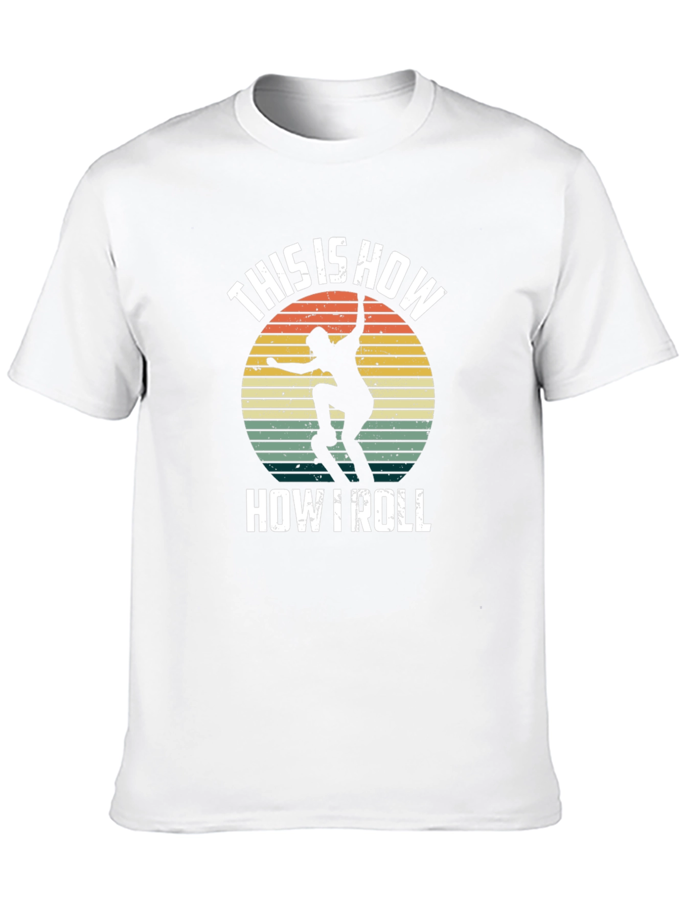 This is How I Roll Skater T-Shirt Retro Design