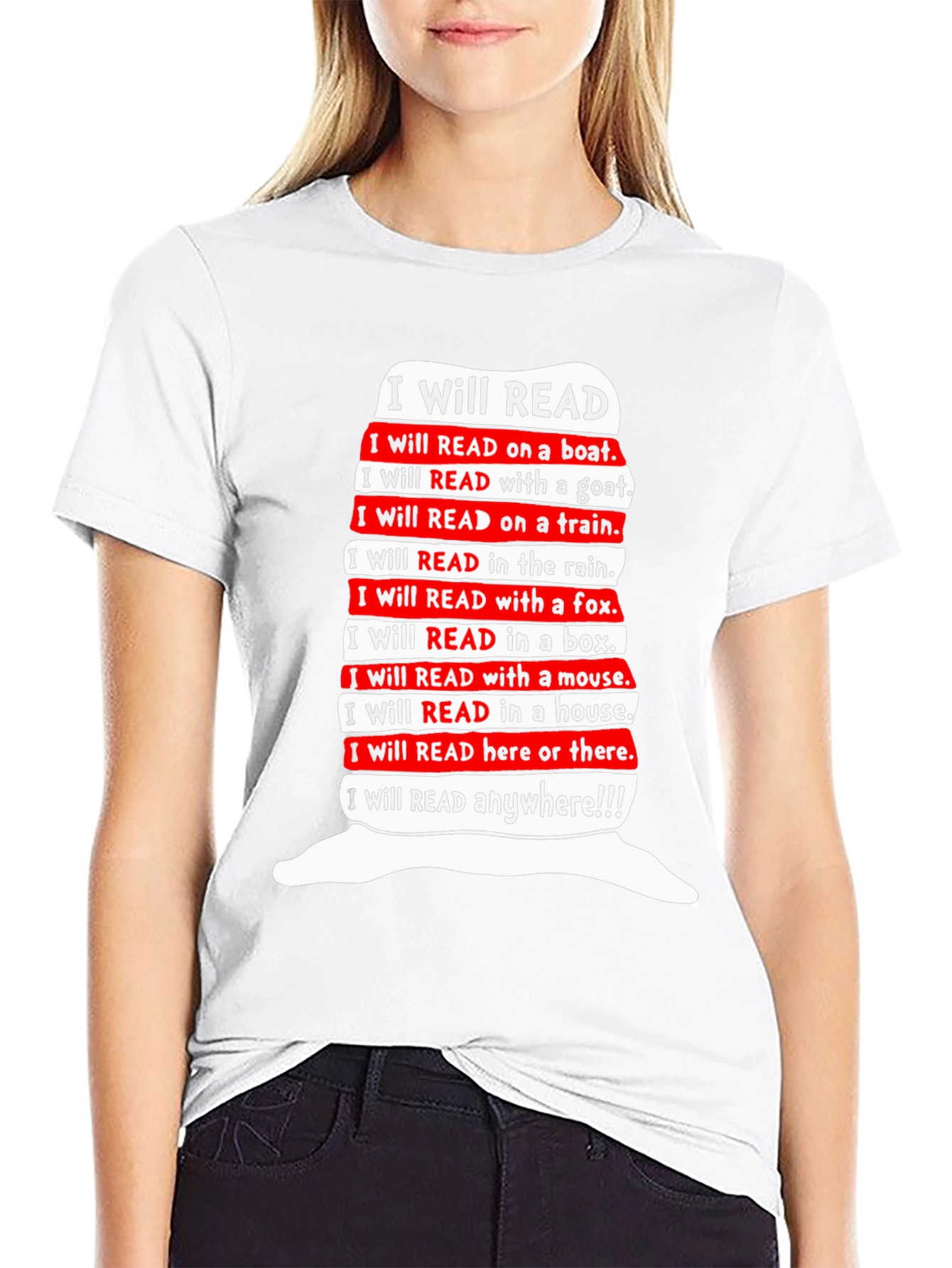 I Will Read T-Shirt - Dr. Seuss Inspired