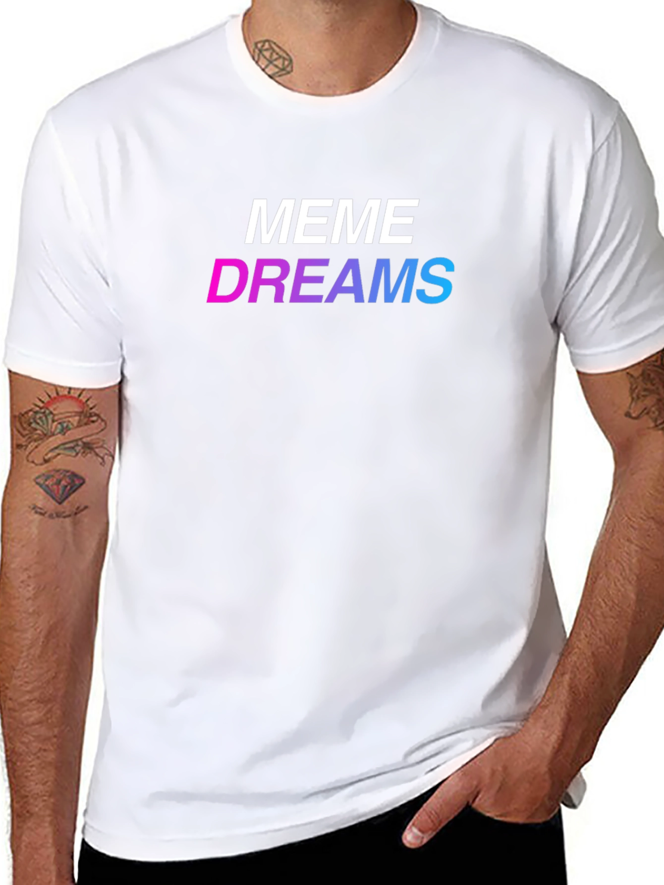 Meme Dreams Graphic Tee - Black