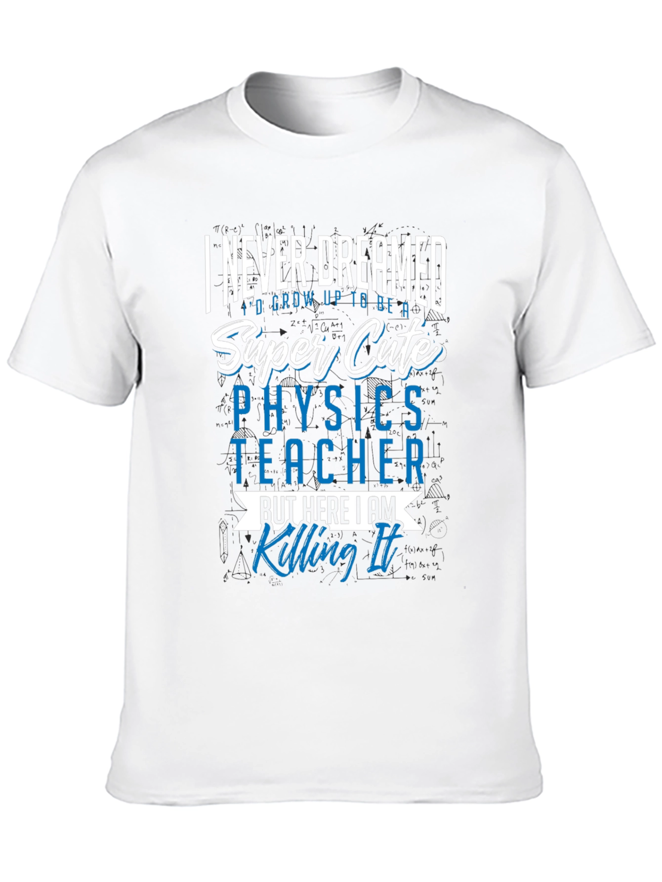 Super Cute Physics Teacher Graphic Tee