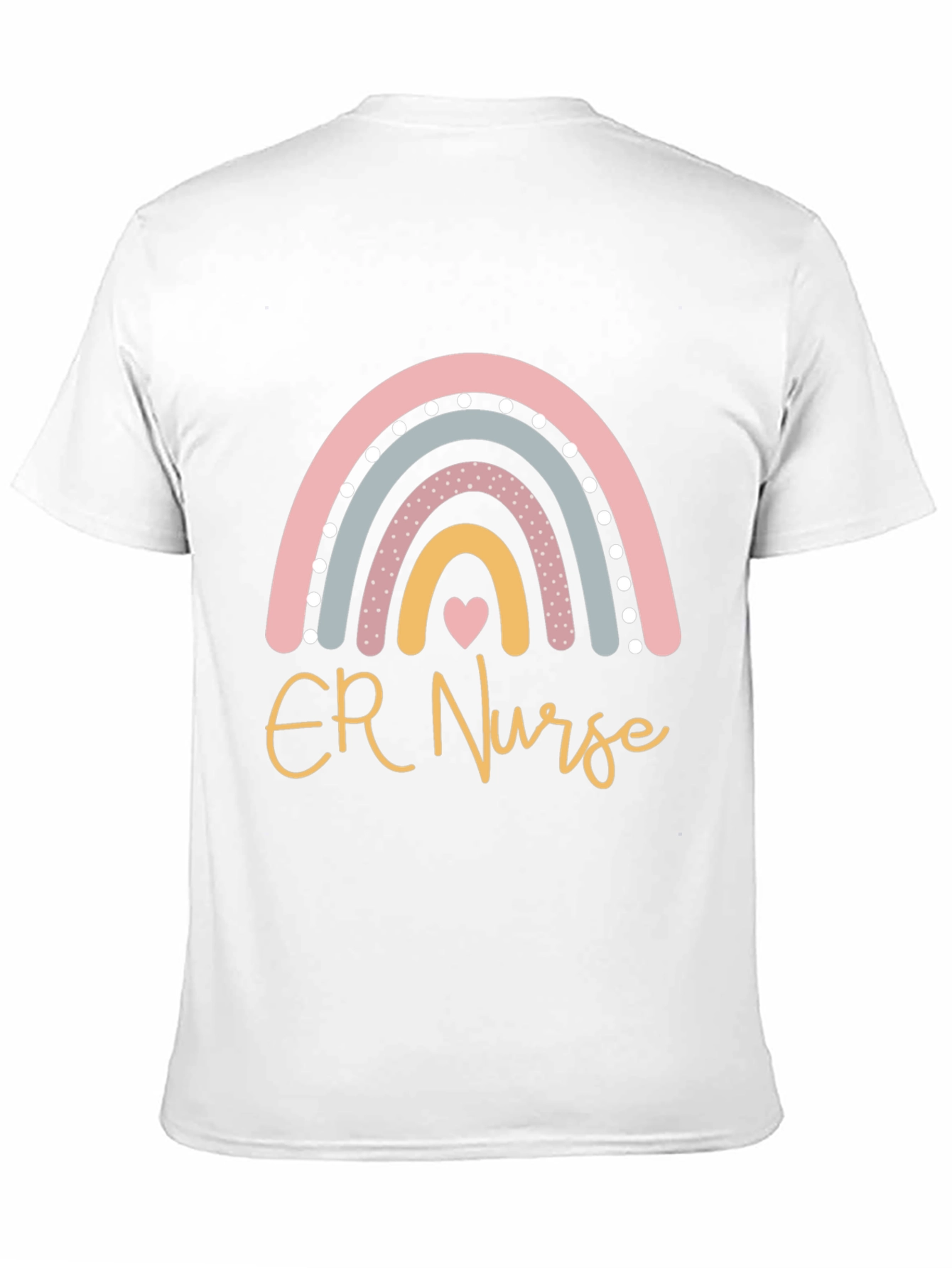 ER Nurse Rainbow Graphic T-Shirt