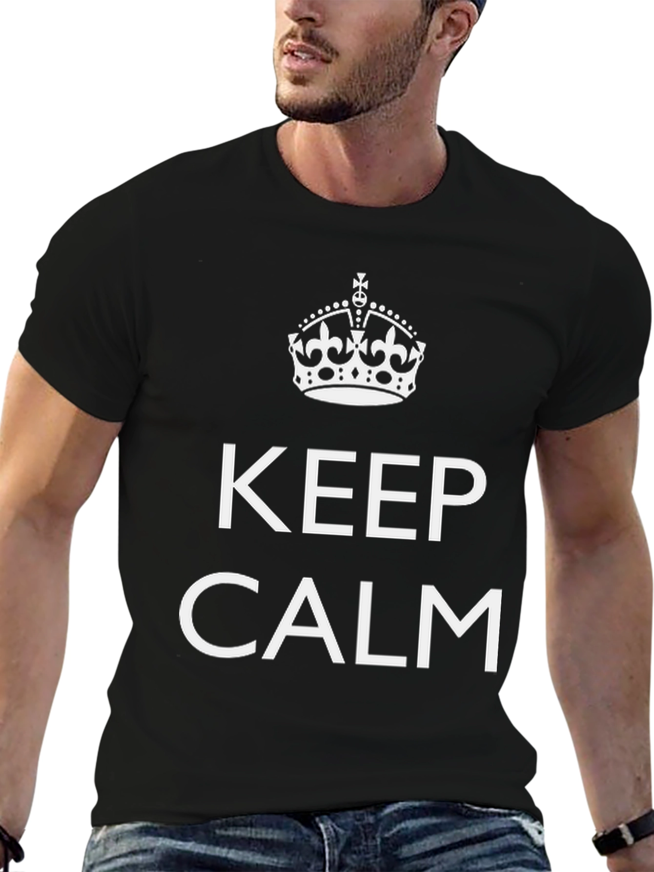 Keep Calm Black T-Shirt
