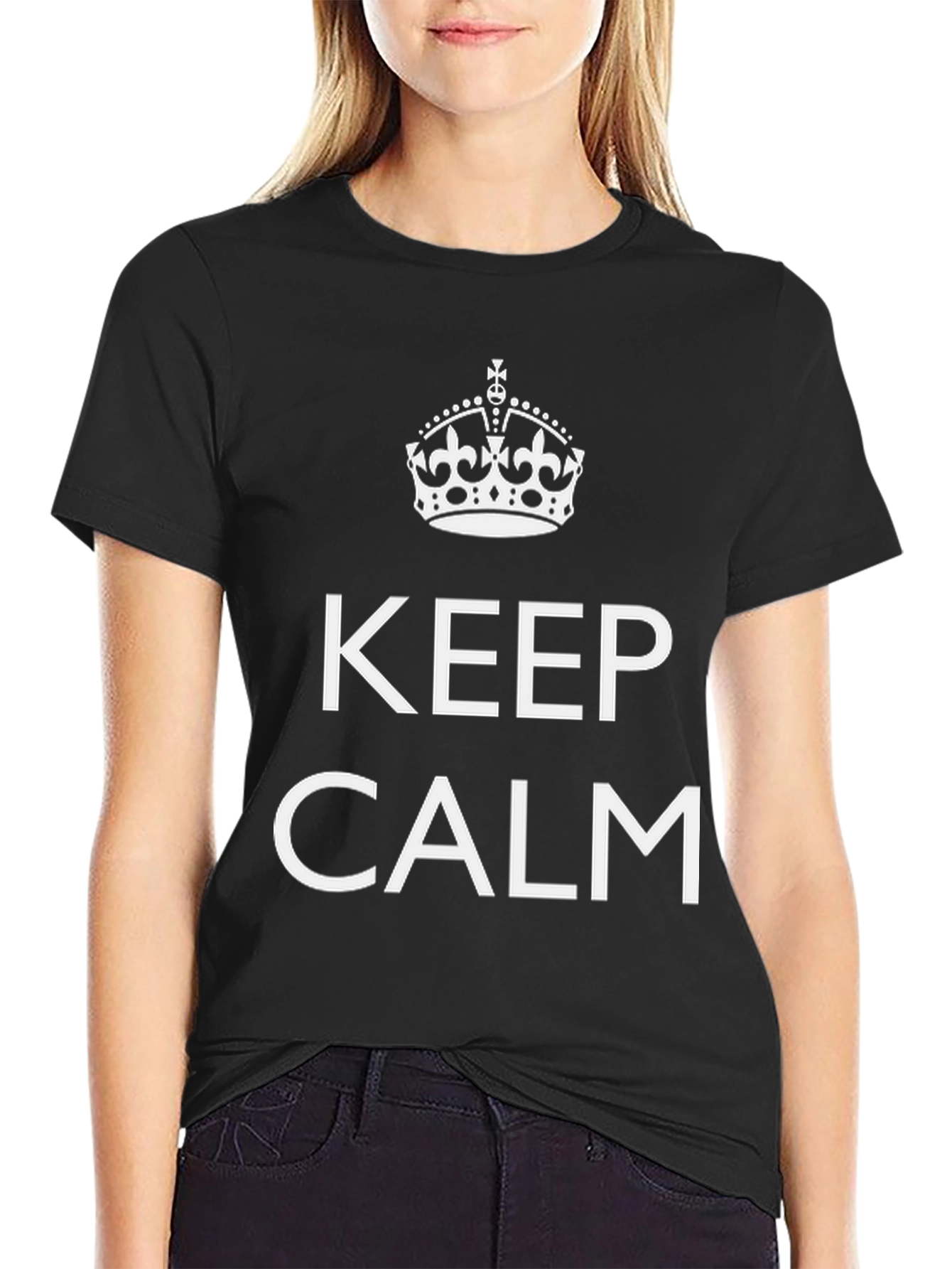 Keep Calm Black T-Shirt