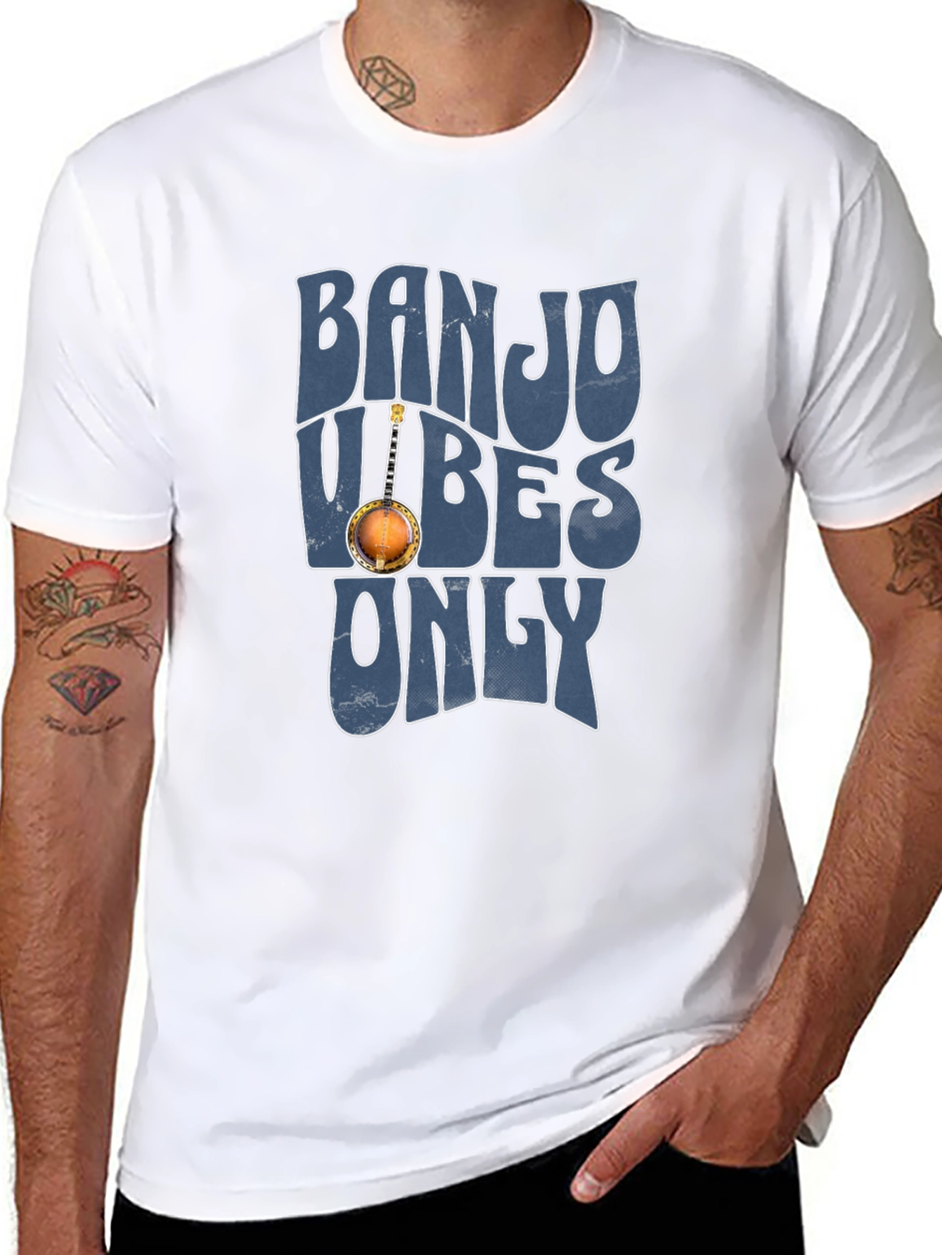 Banjo Vibes Only Graphic Tee - Black