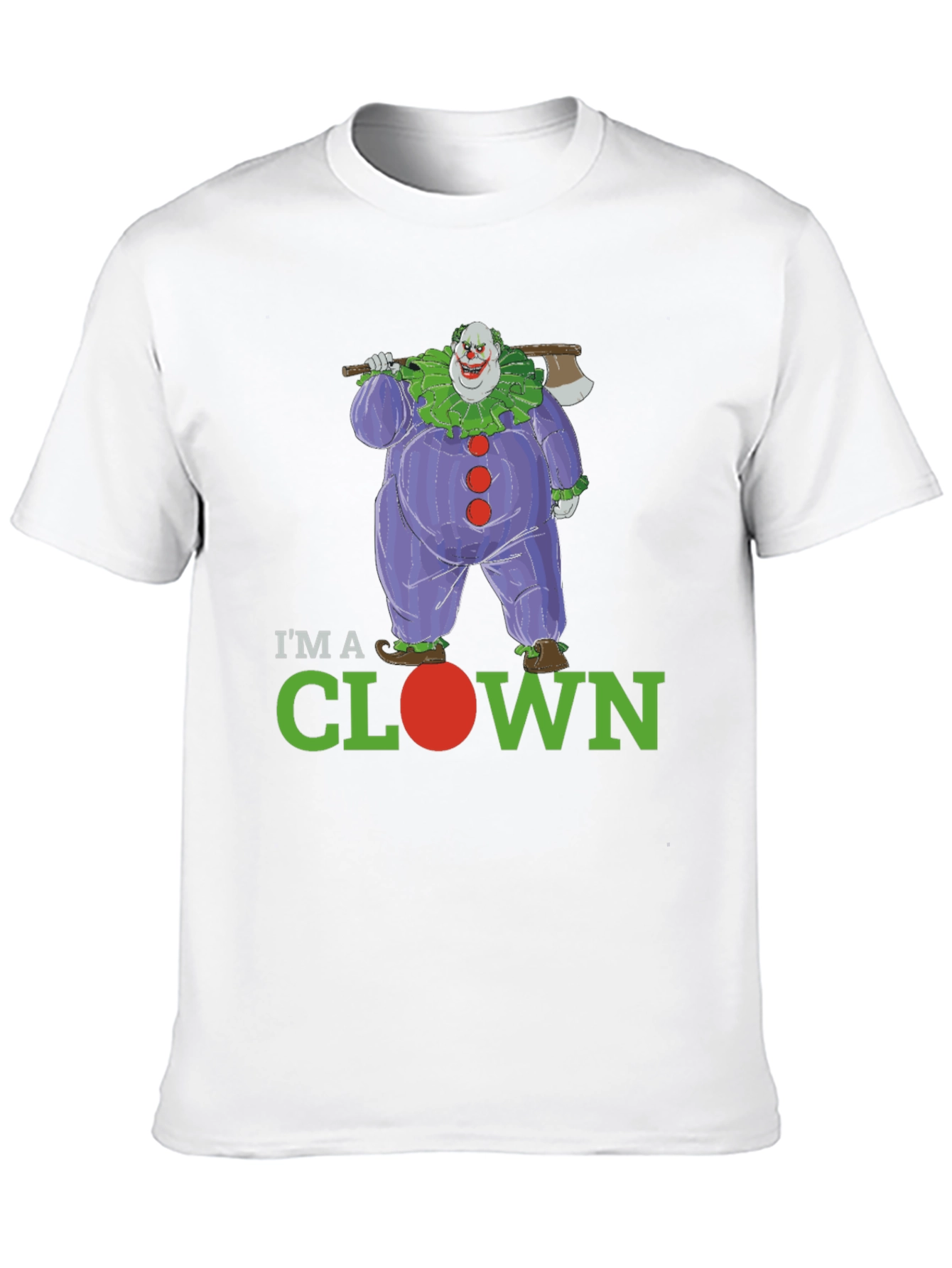 Killer Clown Graphic Tee - Novelty Humor T-Shirt