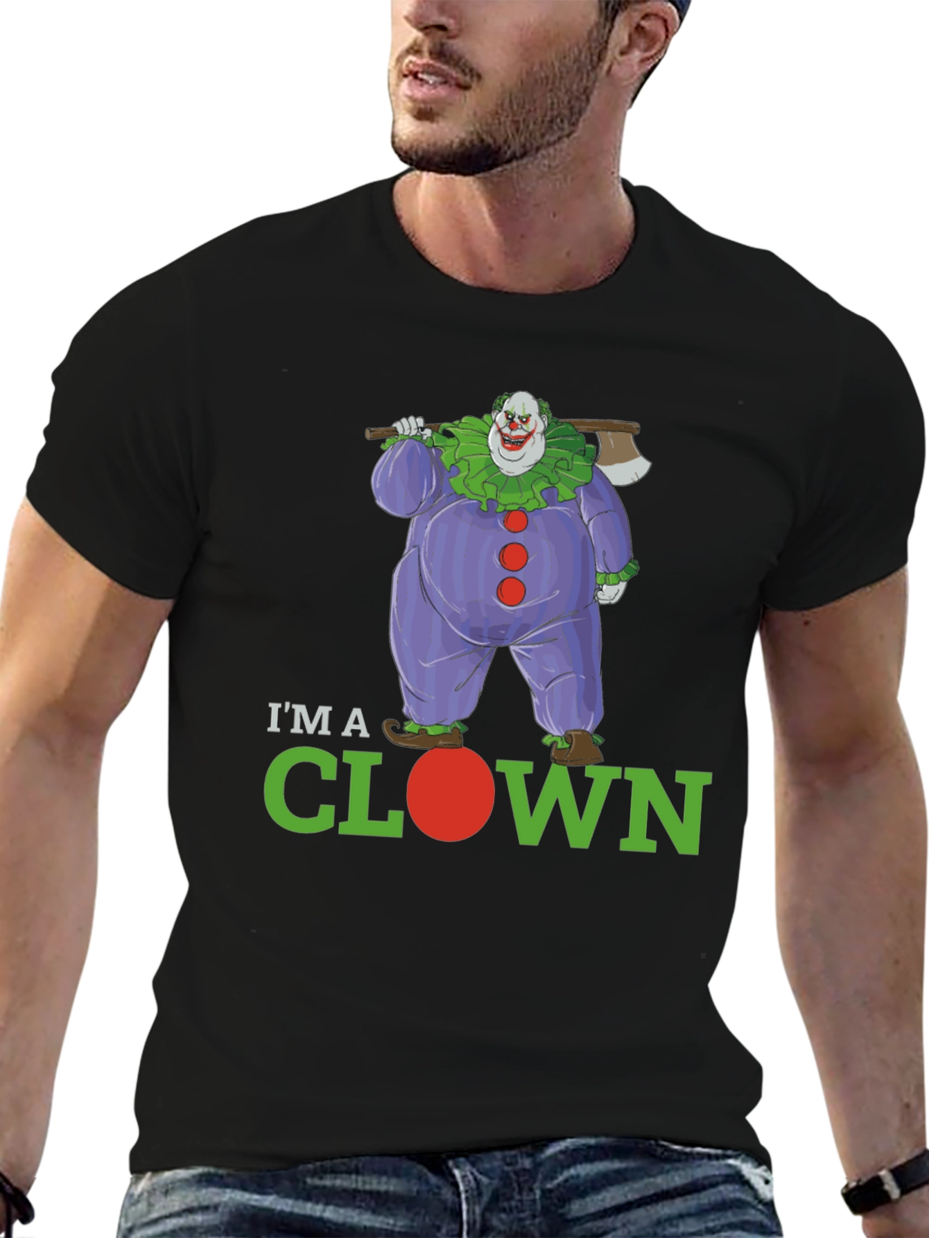 Killer Clown Graphic Tee - Novelty Humor T-Shirt