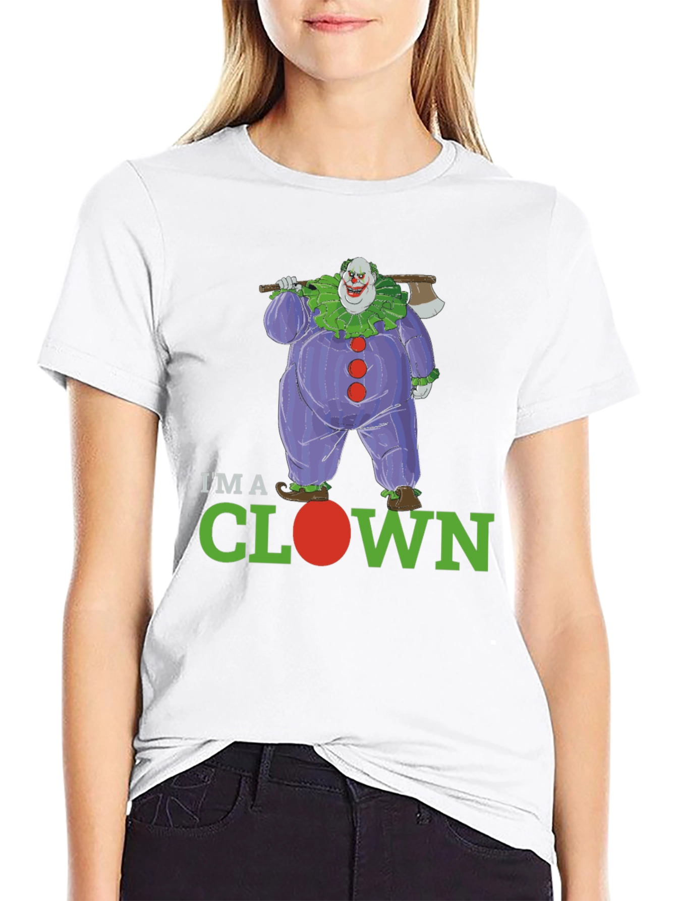 Killer Clown Graphic Tee - Novelty Humor T-Shirt