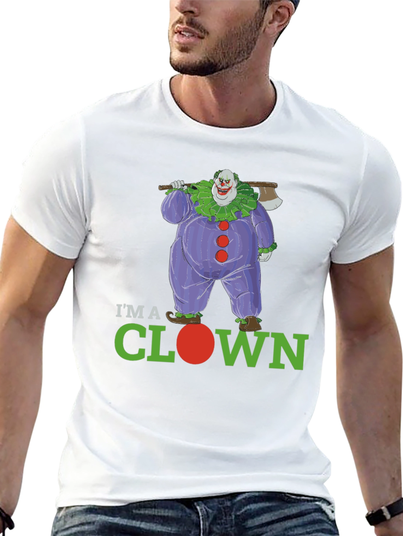 Killer Clown Graphic Tee - Novelty Humor T-Shirt