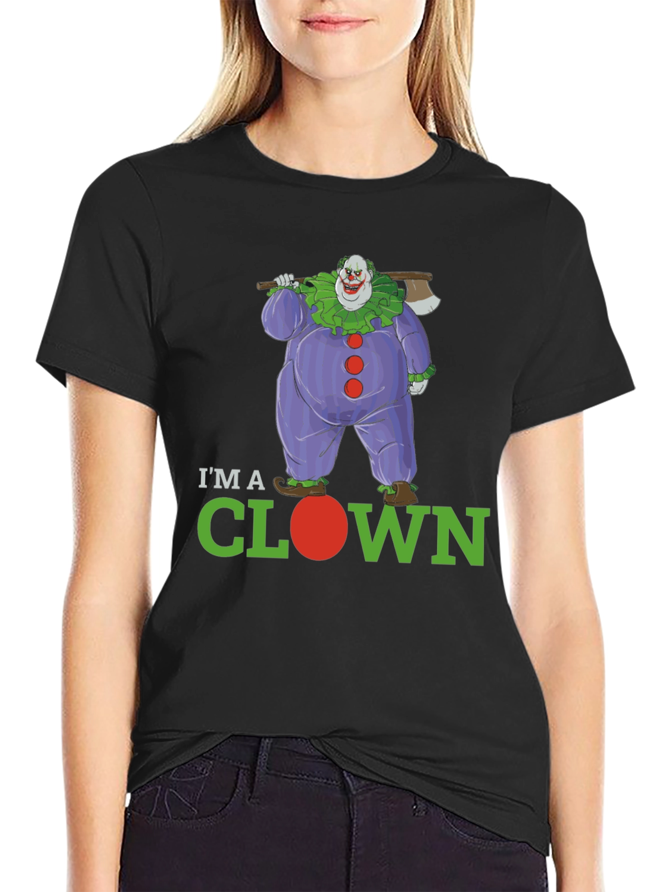 Killer Clown Graphic Tee - Novelty Humor T-Shirt