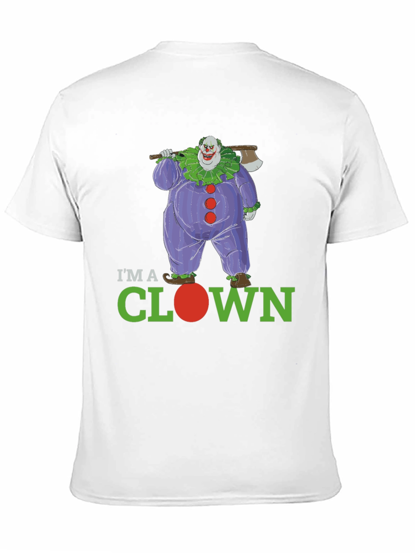 Killer Clown Graphic Tee - Novelty Humor T-Shirt