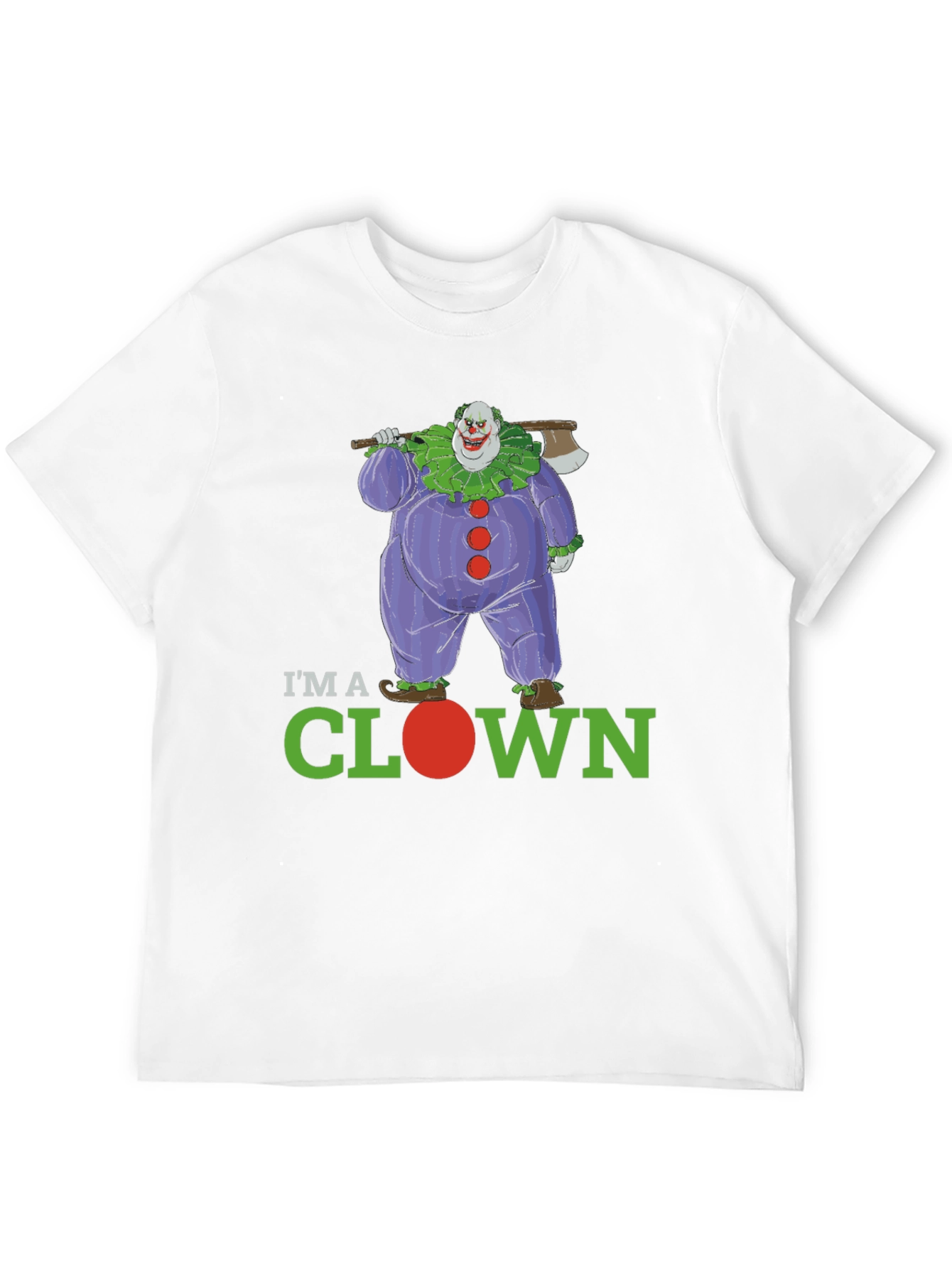 Killer Clown Graphic Tee - Novelty Humor T-Shirt