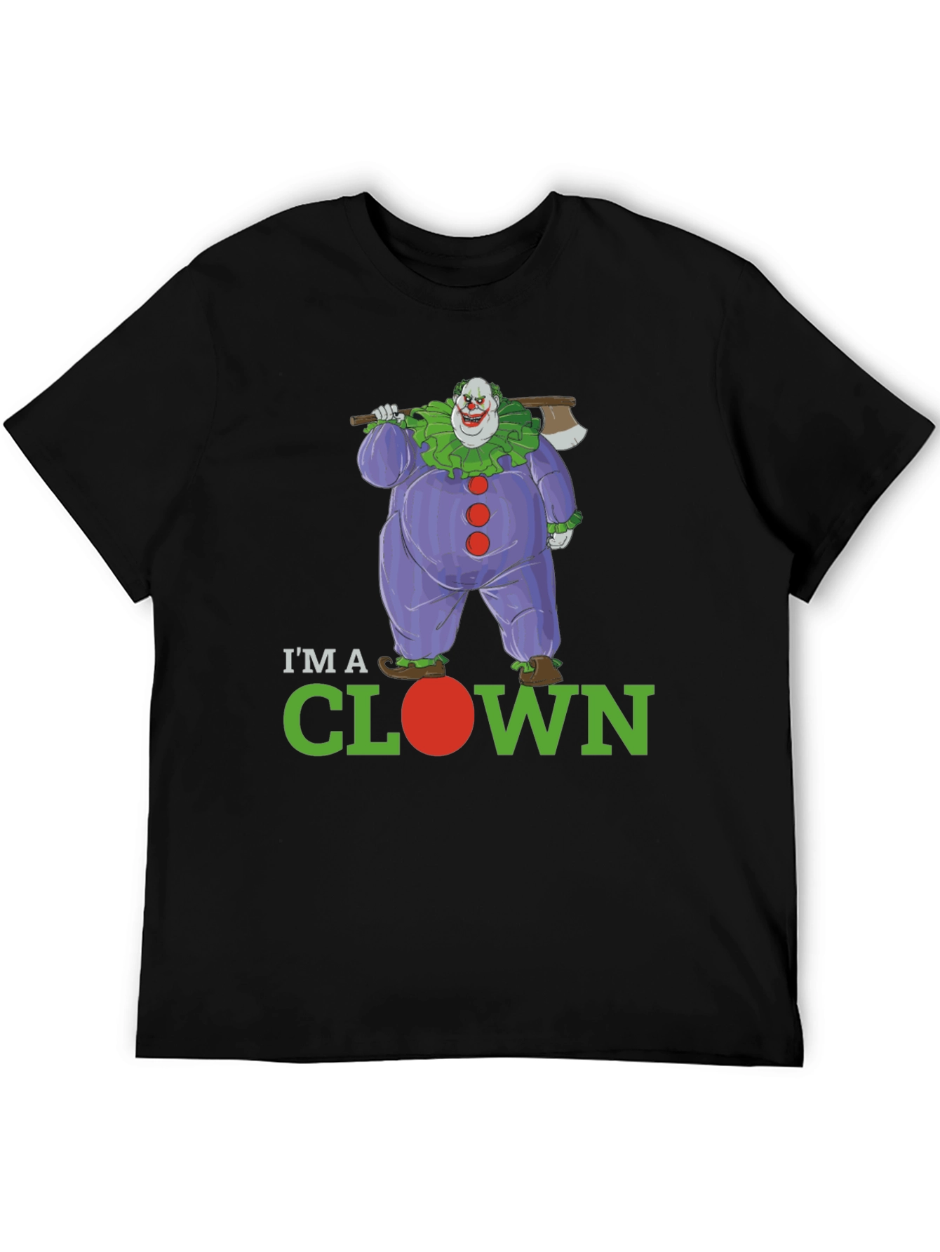 Killer Clown Graphic Tee - Novelty Humor T-Shirt