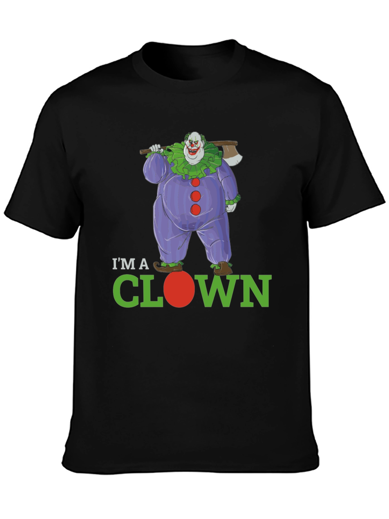 Killer Clown Graphic Tee - Novelty Humor T-Shirt