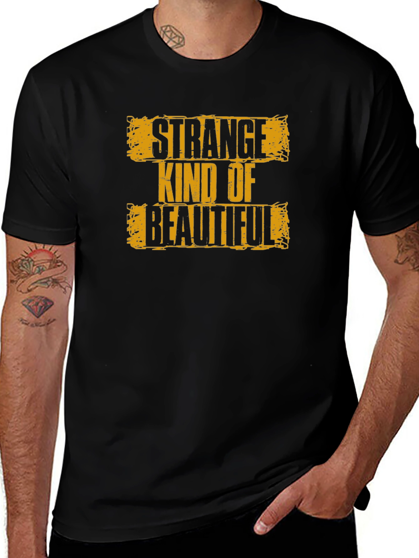 Strange Kind of Beautiful Graphic Tee - Black