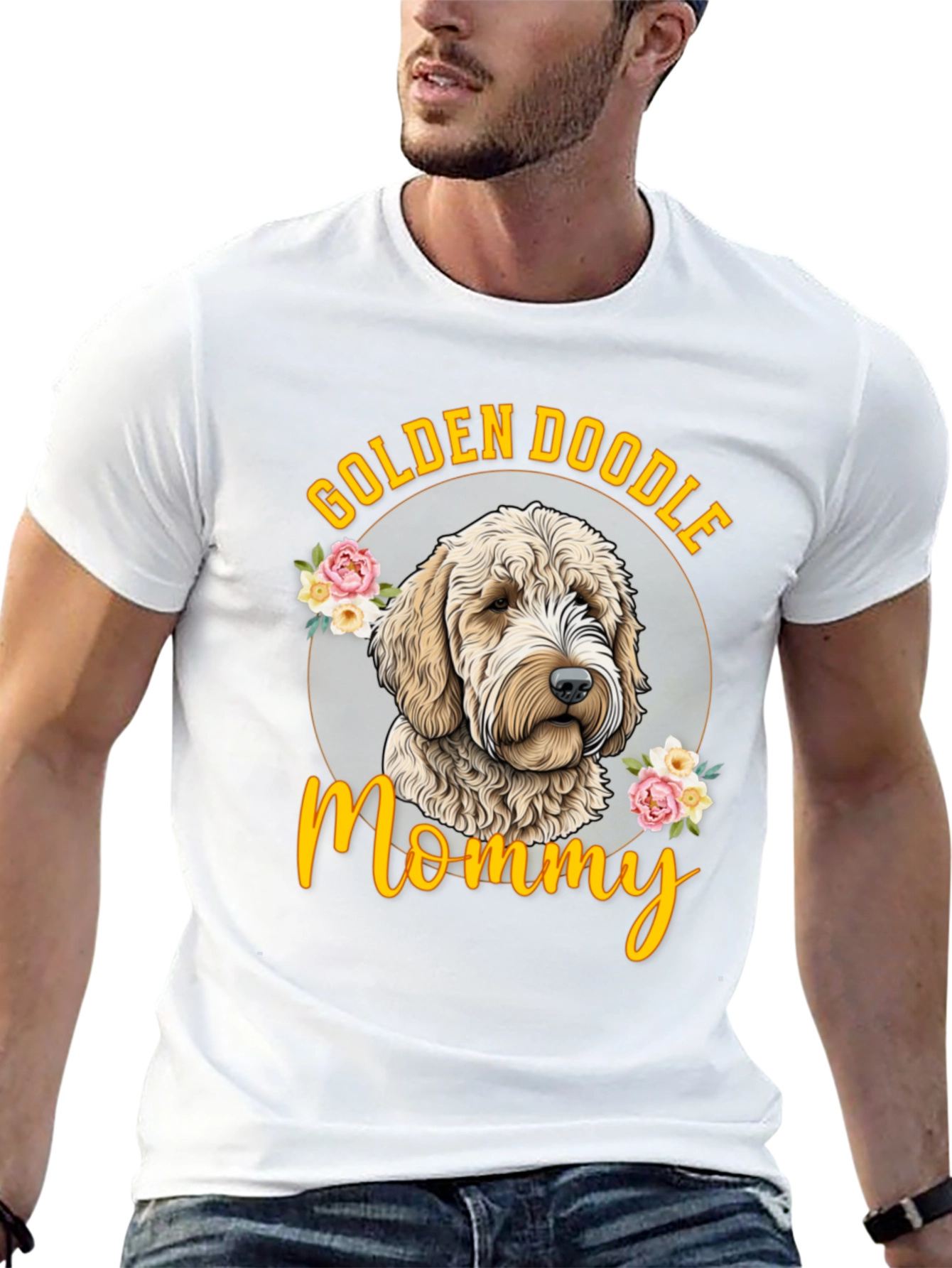 Golden Doodle Mommy Graphic T-Shirt