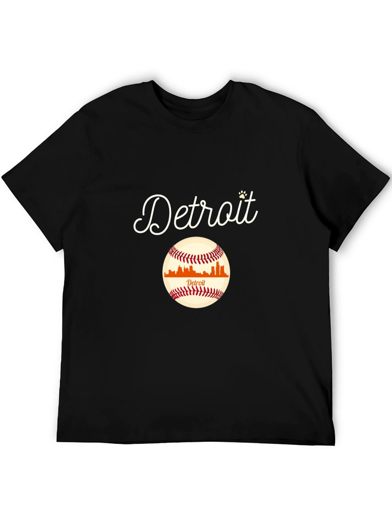 Detroit Baseball Graphic T-Shirt