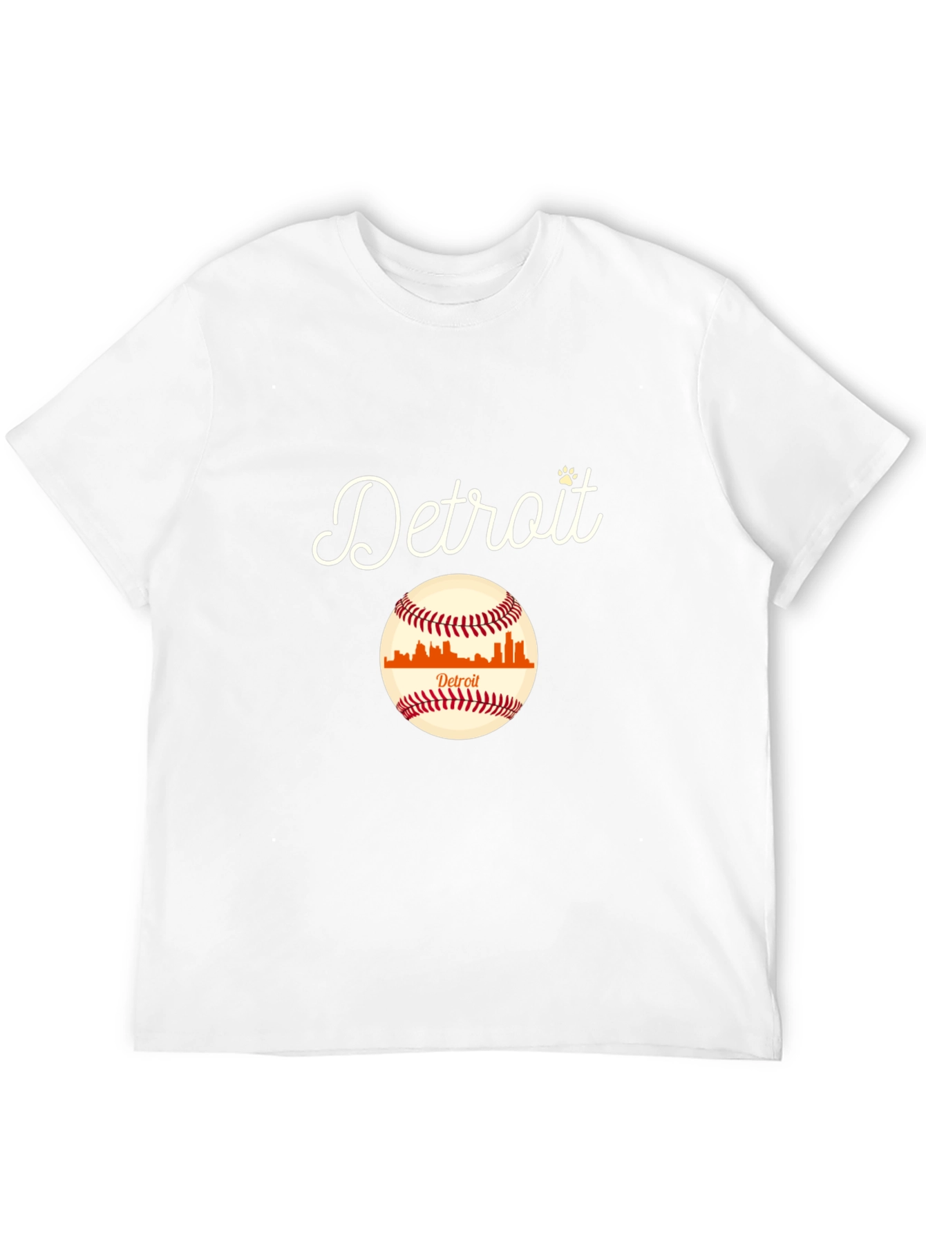 Detroit Baseball Graphic T-Shirt