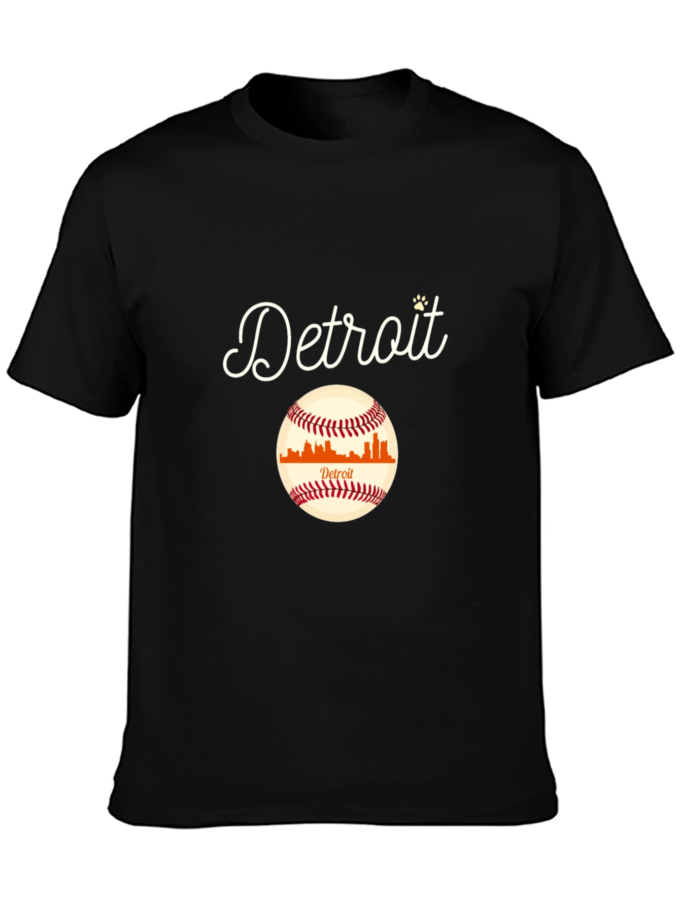 Detroit Baseball Graphic T-Shirt