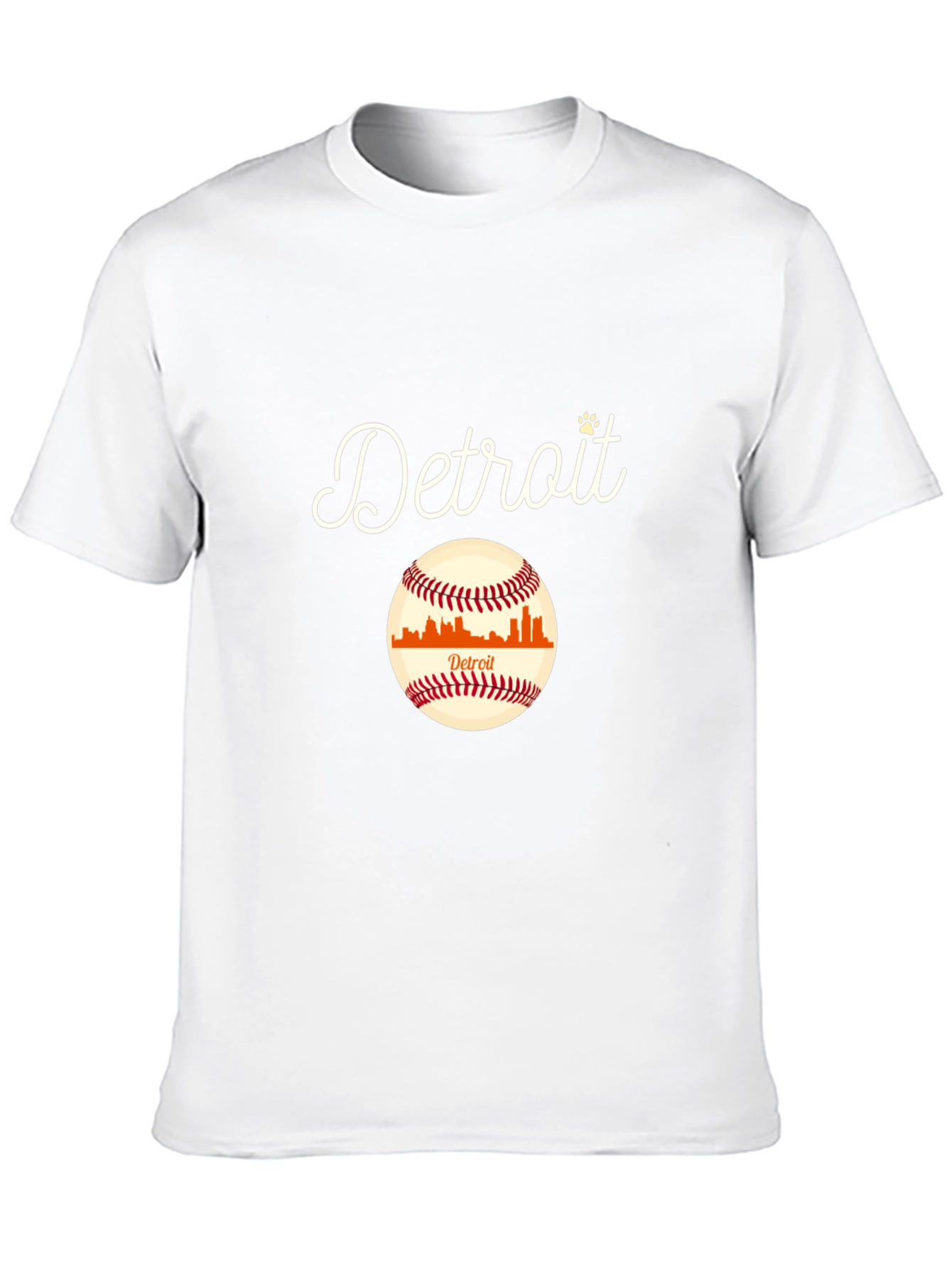 Detroit Baseball Graphic T-Shirt