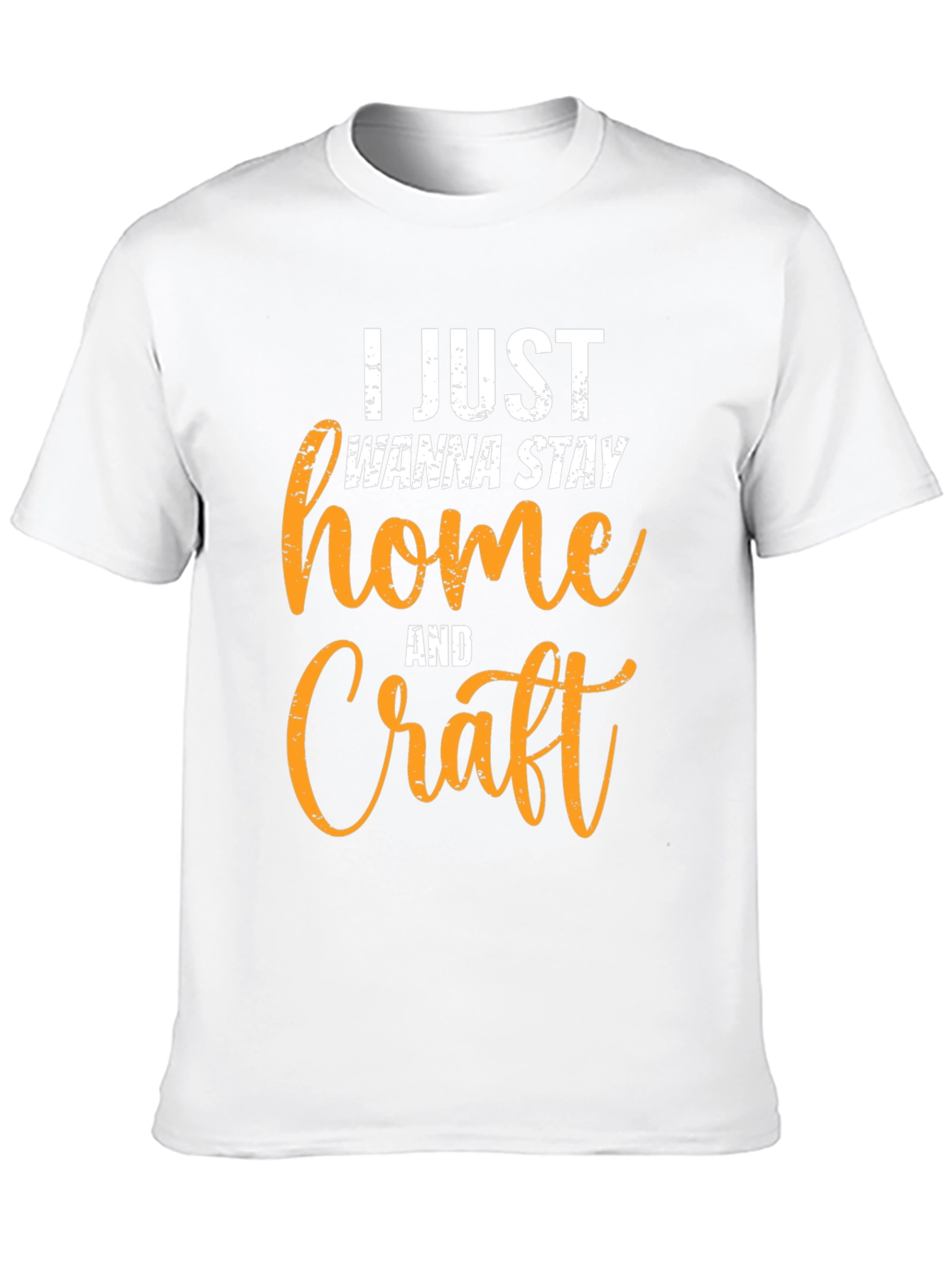 Stay Home and Craft T-Shirt - Black