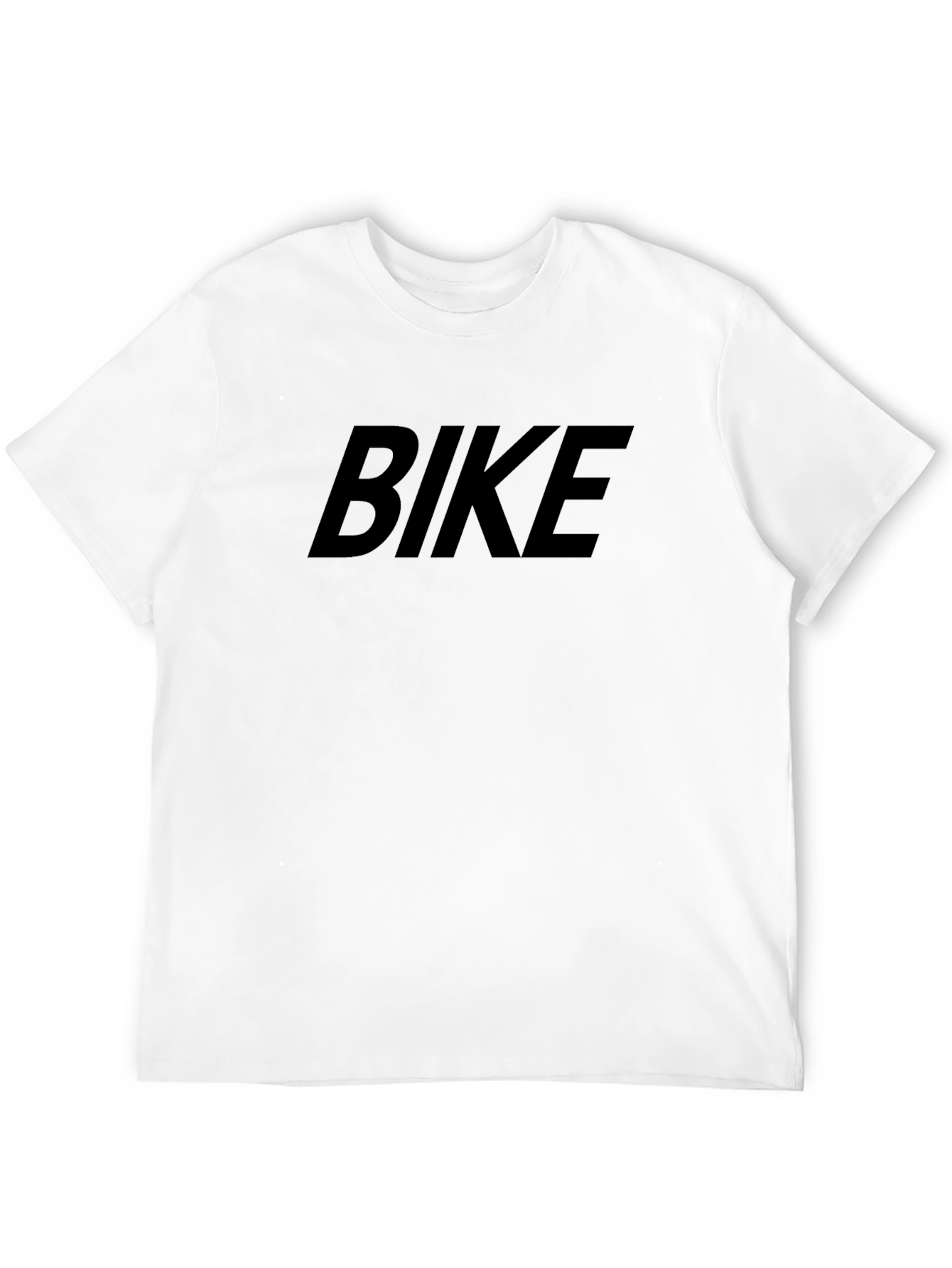 Black BIKE Graphic Tee - Casual Style